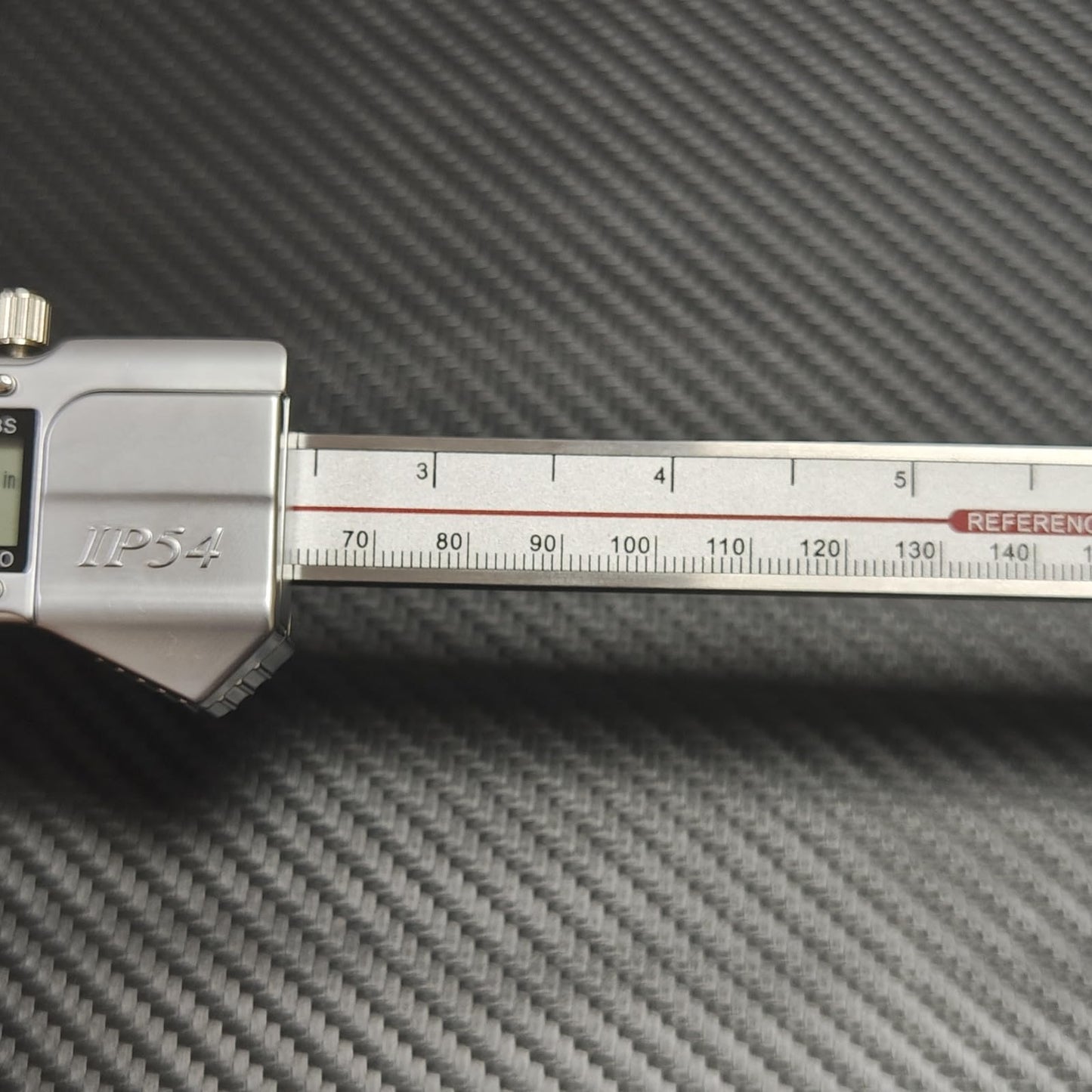 Digital Calipers with Large Measuring Faces for Wire Rope, Electronic Caliper Measuring Tool, Stainless Steel, Measuring Range 0-150mm/6 Inch, Resolution: 0.01mm (6 Inch)