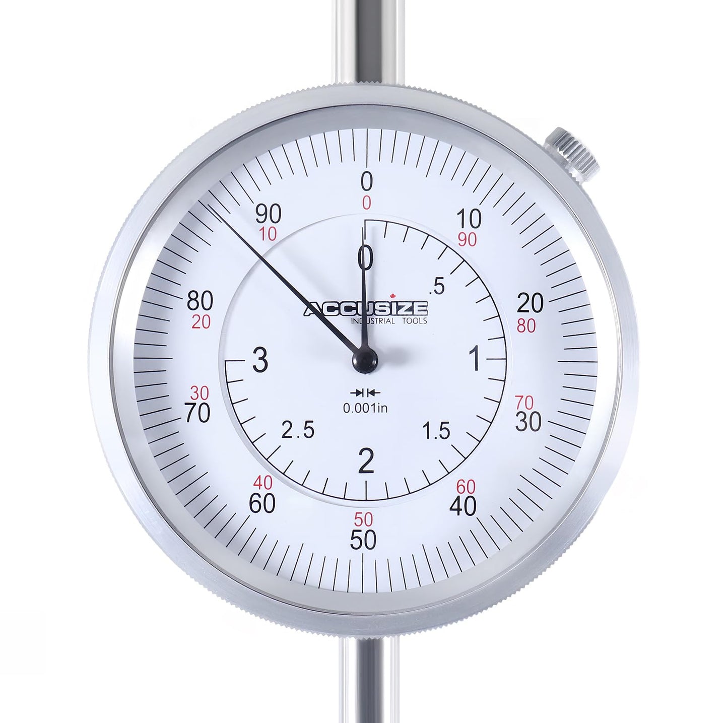 Accusize Industrial Tools 0-3'' by 0.001'' Dial Indicators, P900-S104