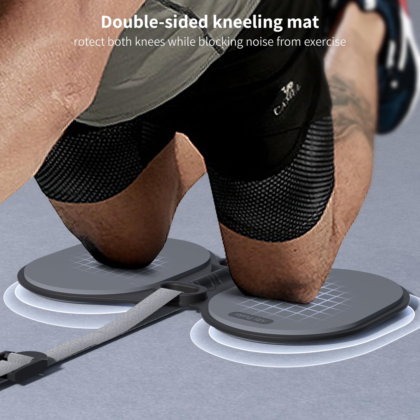 Ally Peaks Ab Roller Wheel with Adjustable Resistance，Automatic Rebound Abs & Core Workout Equipment for Beginners，All Levels & Post-Exhaustion Detachable Strength Training with Knee Pad.Ab wheel roller for men women