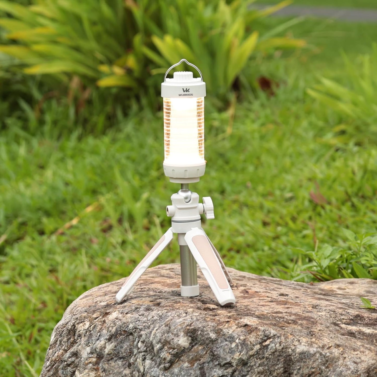 Wurkkos 360 1/4" CL01 LanternHD02 Mini Telescopic Tripod, Handheld Stand with Flexible Ball Head and Screw for Camping