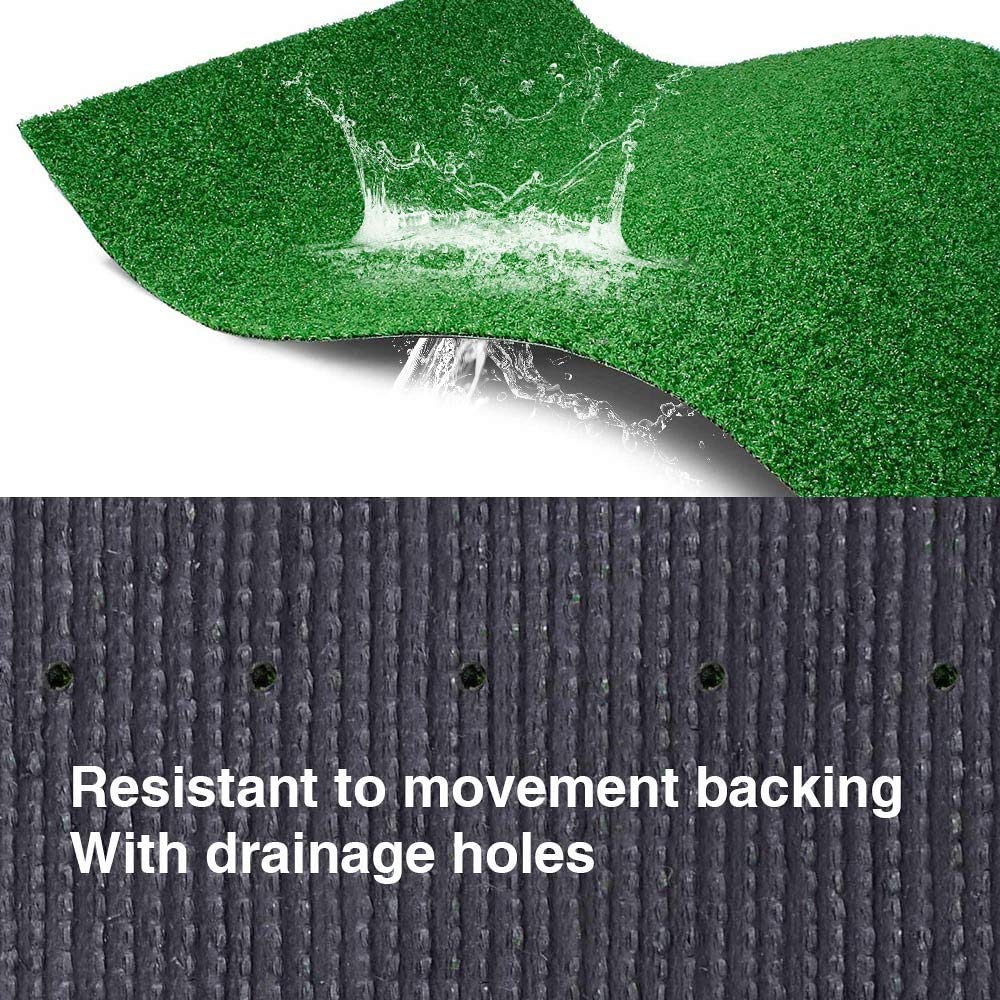 LITA Artificial Grass Turf Lawn-7 Feet x 15 Feet, 0.4" Indoor Outdoor Rug Synthetic Grass Mat Fake Grass