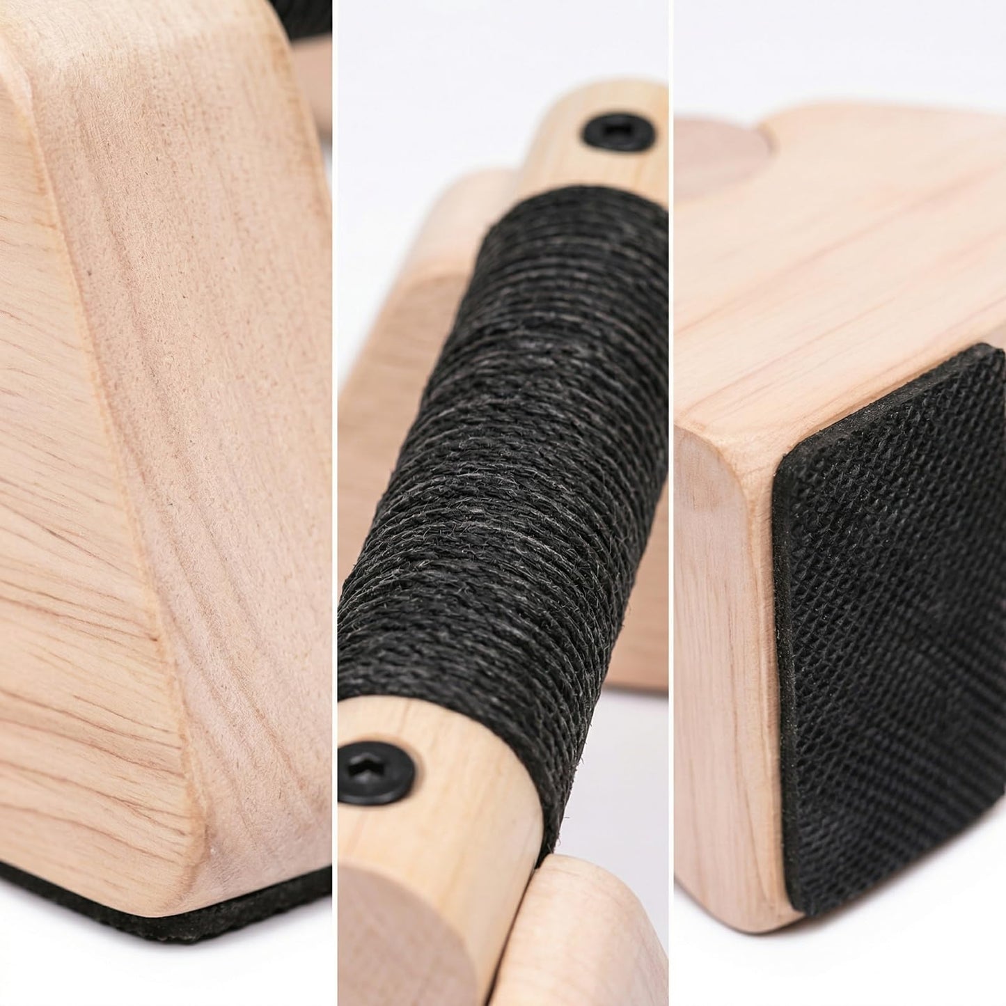 houlishu Non-Slip Push Up Boards, 2 Pcs 20cm Fitness Plates for Home Gym Strength Training