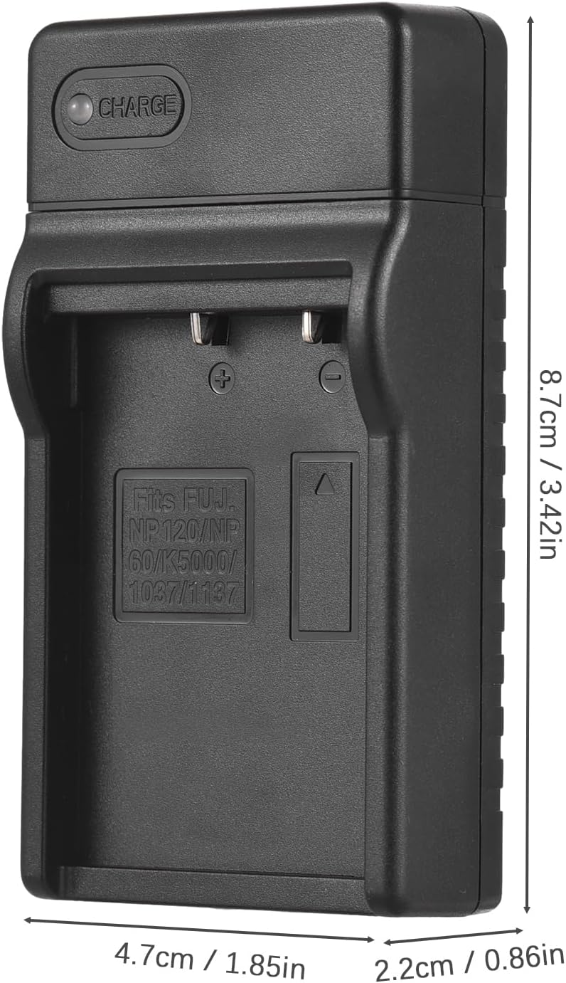 Andoer NP-120 HDR-AC3/ HDR-AC5/ HDR-AZ50/ HDR-V12/ HDR-V7 Battery Charger with LED Indicator Type-C Port & USB Cable