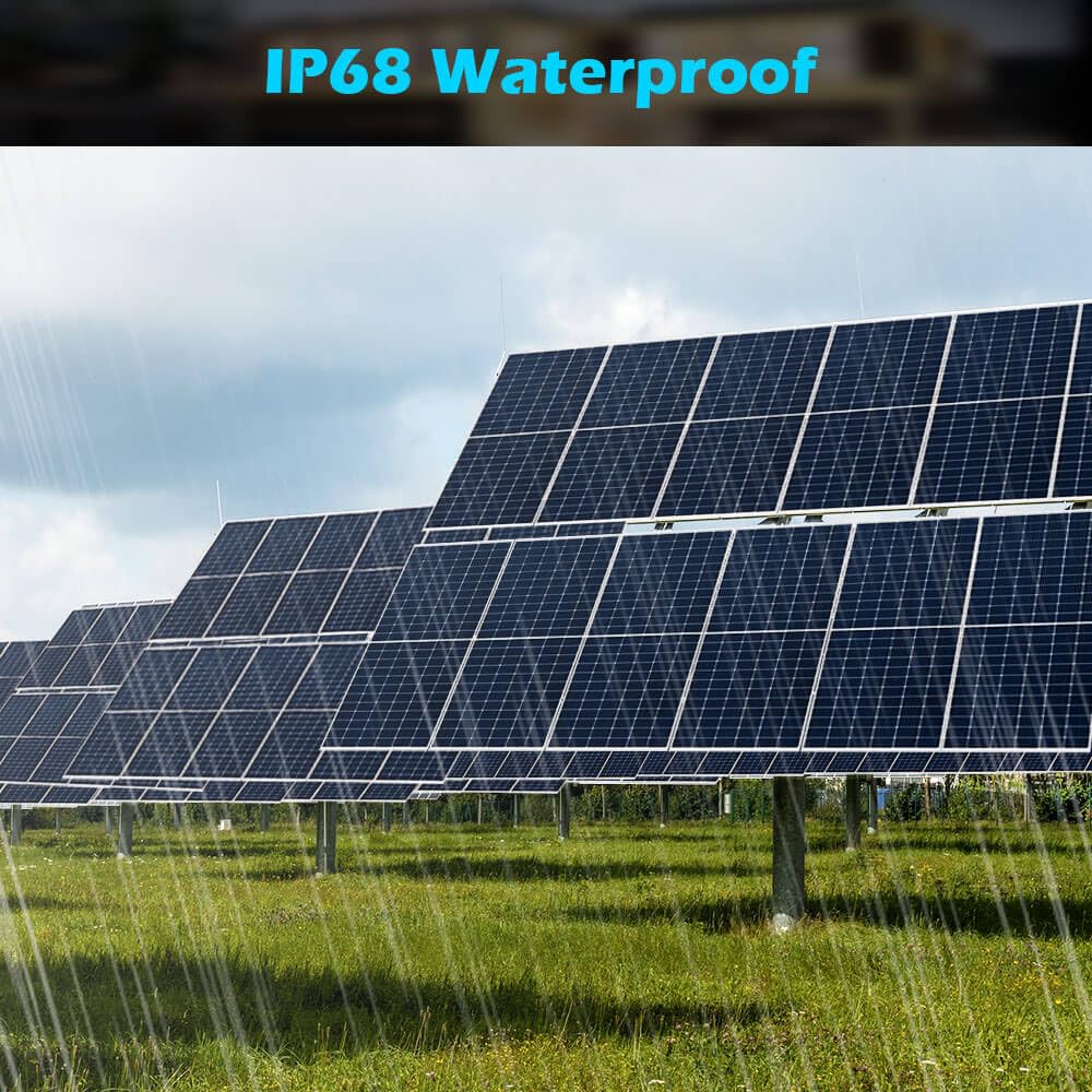 SUNGOLDPOWER 18PCS 550W Solar Panel,UL61730,18BB Monocrystalline Grade A Cell,Rigid,High Efficiency,IP68，charging 12V/24V/48V Battery on Rooftop,Yard,Marine,on/off Grid system CEC listed (Total 9900W)