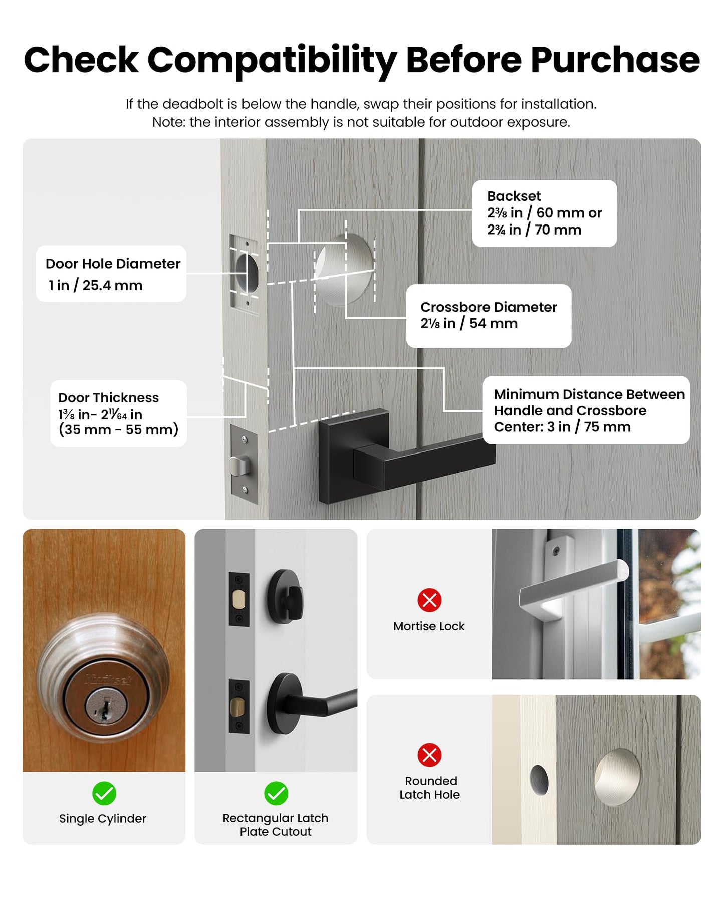 Lockin Veno Palm Vein Smart Lock with Built-in Wi-Fi, 7-Month Battery, Matter Compatible, Palm Vein & Fingerprint Unlock, Keyless Entry, App Control, Auto-Lock, PIN Code, ANSI Grade 2, IP65 Waterproof