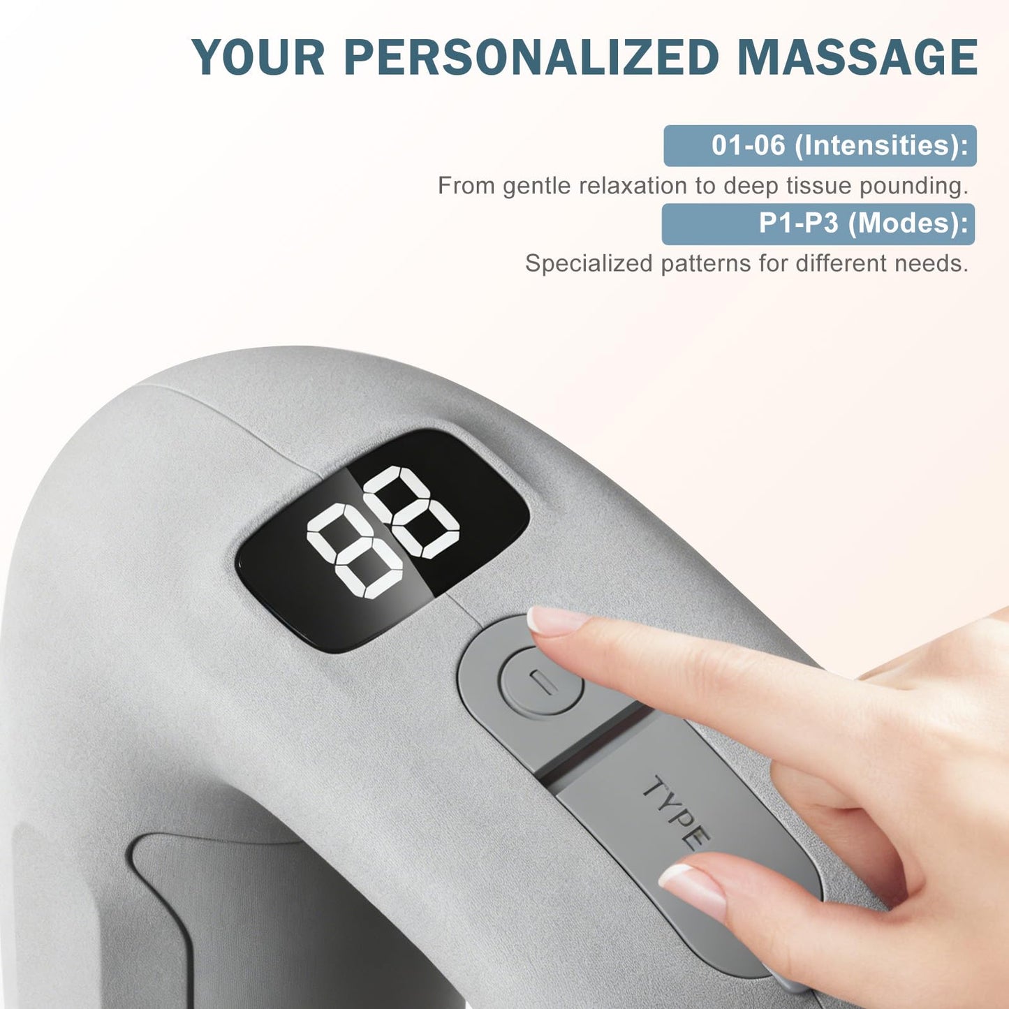 Multifunctional Full-Body Fascia Ring Massager, 3 Modes & 6 Intensities, Deep Tissue Vibration, Hands-Free Electric Massage Ring for Muscle Recovery & Relaxation, Gift for Athletes & Office Workers