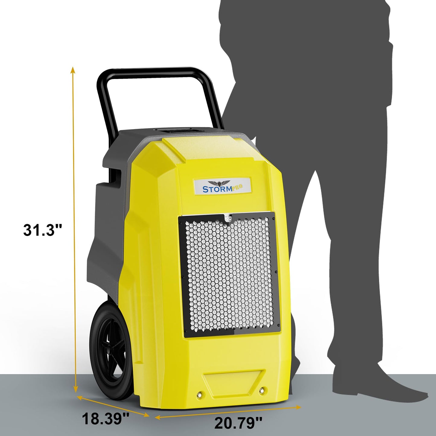ALORAIR 180 Pints Commercial Dehumidifier with Pump Drain Hose, Smart Wi-Fi Dehumidifier for Large Basement, Industrial or Commercial Space, Smart Wi-Fi, 6 Years Limited Warranty