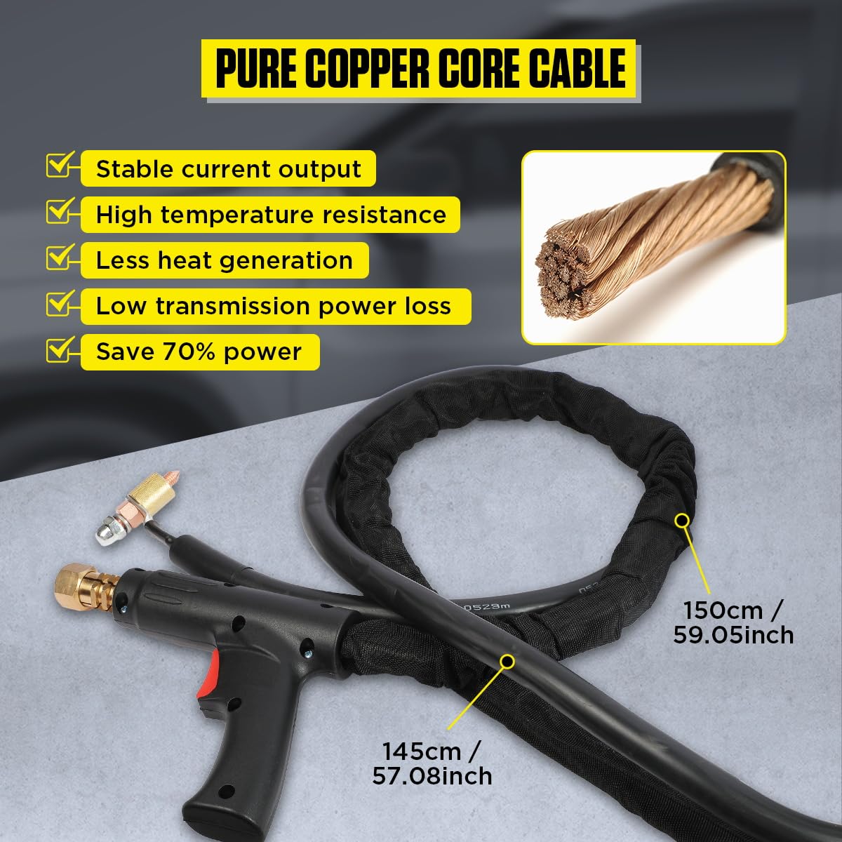 Spot Welder Dent Puller 3800A Dent Puller Machine 6 Modes Dent Puller Welder Intelligent Induction Stud Welder Smaller Welding Spots Auto Car Body Dent Puller Repair Kit 110V with Overheat Protection