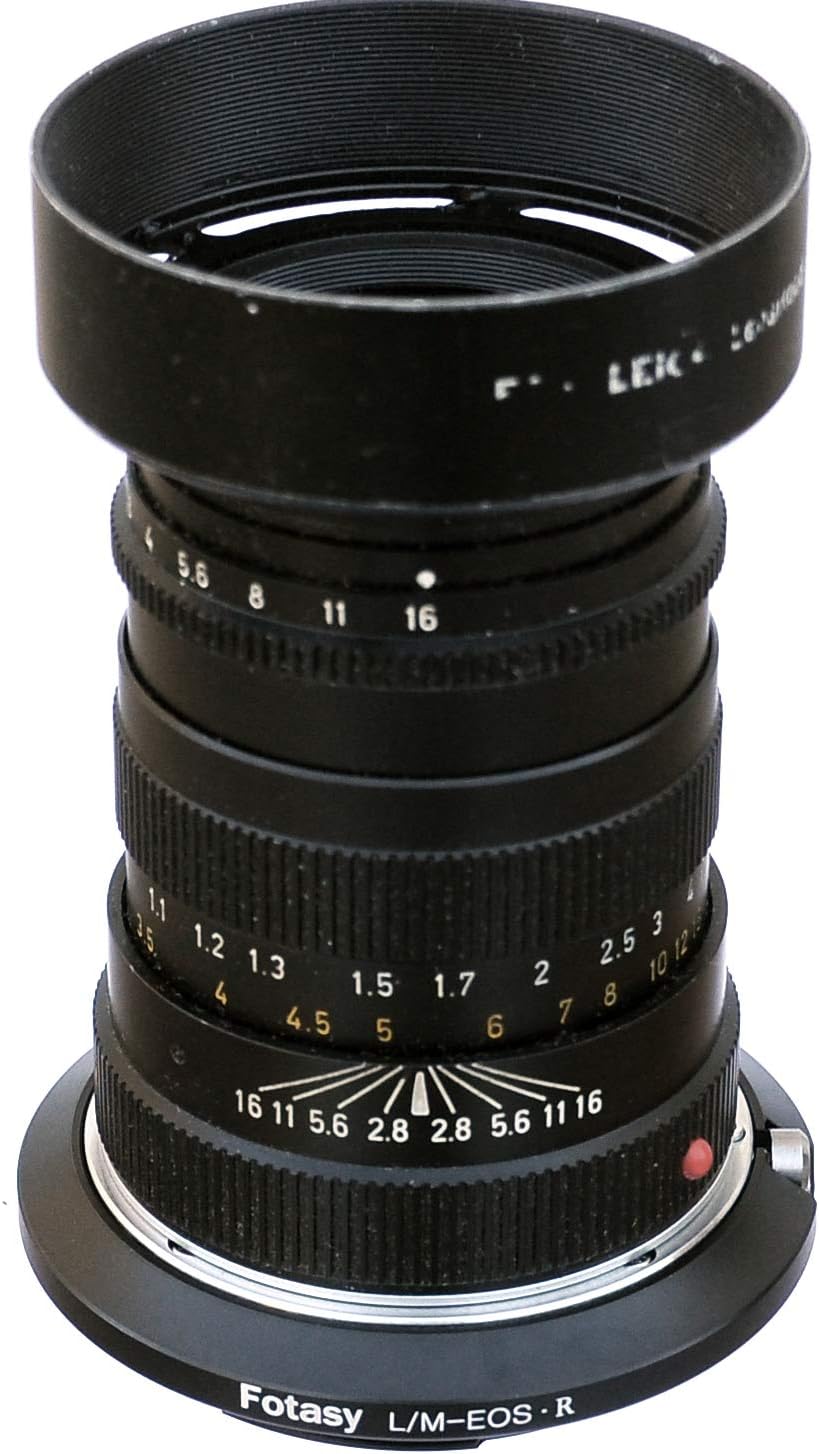 Fotasy R5 R6 Leica M Lens to Canon RF Mount Metal Adapter, LM EOS R Adapter Ring, fits Leica M LM Lense & Canon EOS R