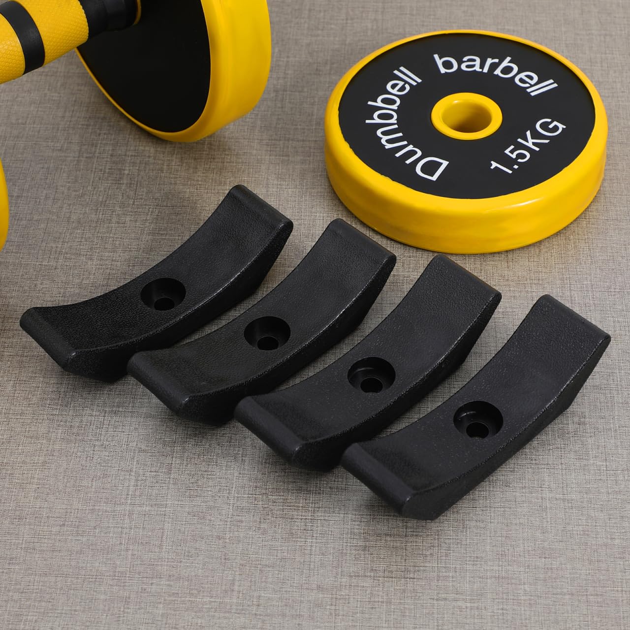 BESPORTBLE Dumbbell Saddles Weight Rack Cradles: 20Pcs Plastic Replacement Holders for Small Hand Weights Stand Home Gym Fitness Equipment Storage Support Base Bracket