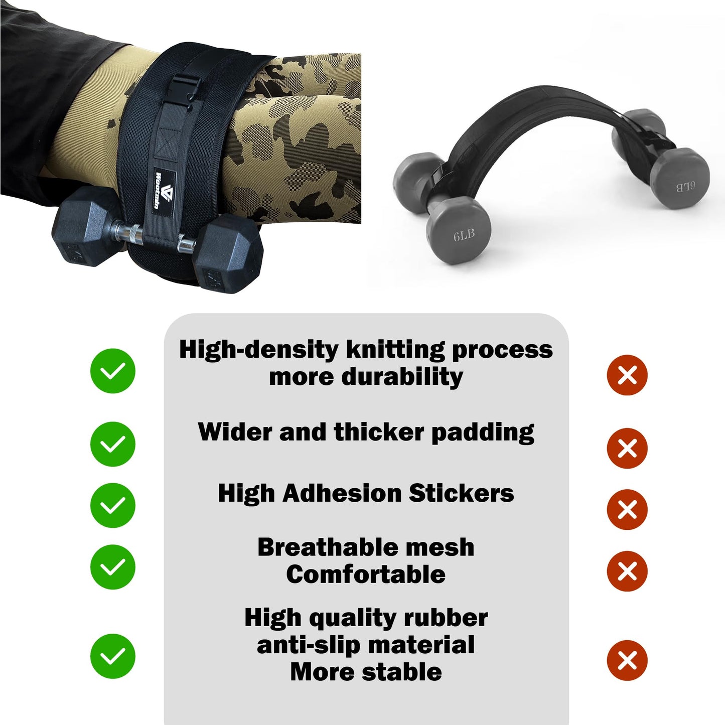 WOOTMIN Upgraded Hip Thrust Belt,Thickened Slip-Resistant Padding, Glute Bridge Weight Belt for Home and Gym,Comfortable Glute Workout Equipment for Women, Hip Thrust Band, Strengthen Glutes & Hamstrings, Heavy Duty, Comfortable Slip Resistant