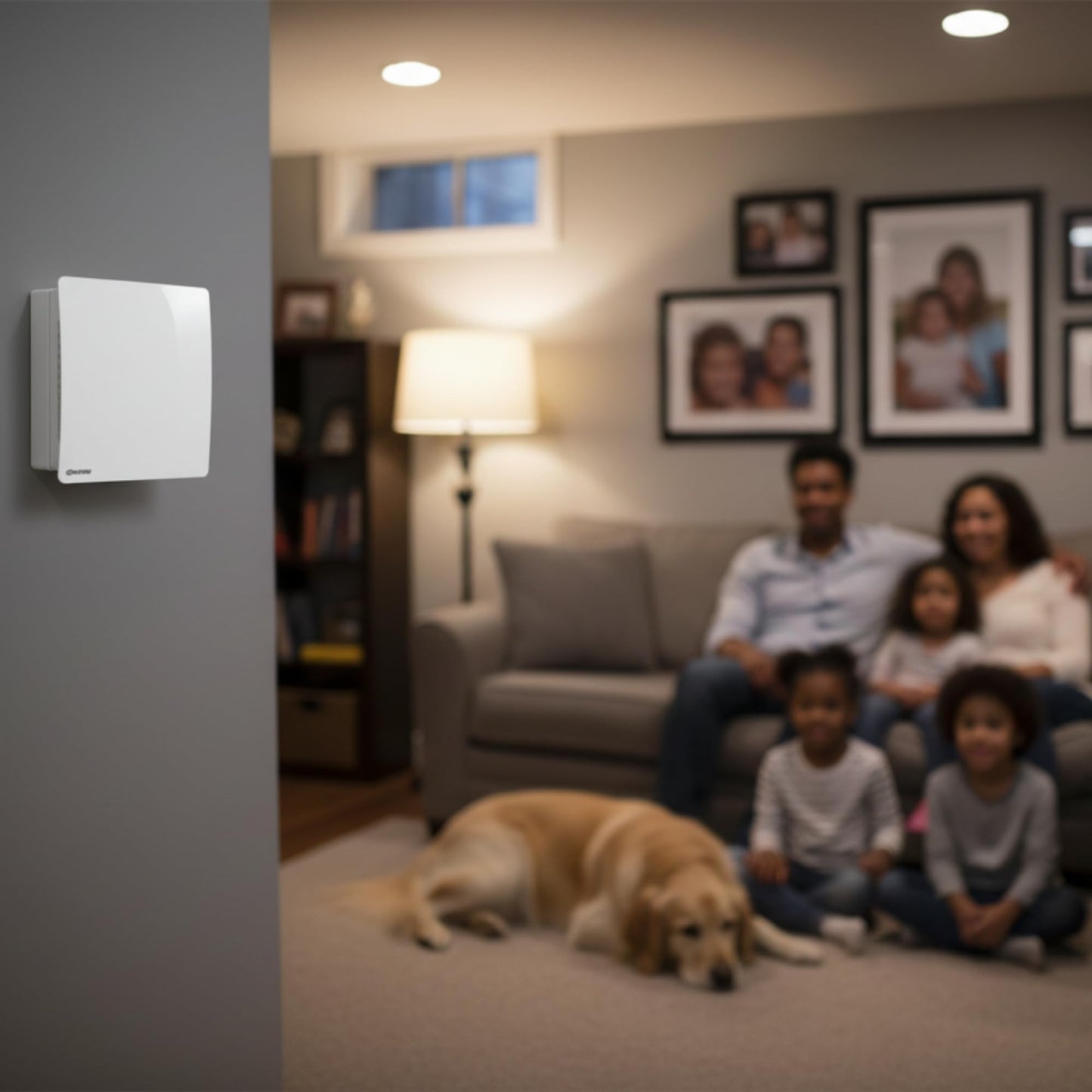 VENTS-US TwinFresh Comfo RB1-50-2 - Ductless ERV Through-the-Wall Single Room Ventilation Fan, 30 CFM, Energy Recovery Ventilator with Remote Control and Humidity Sensor