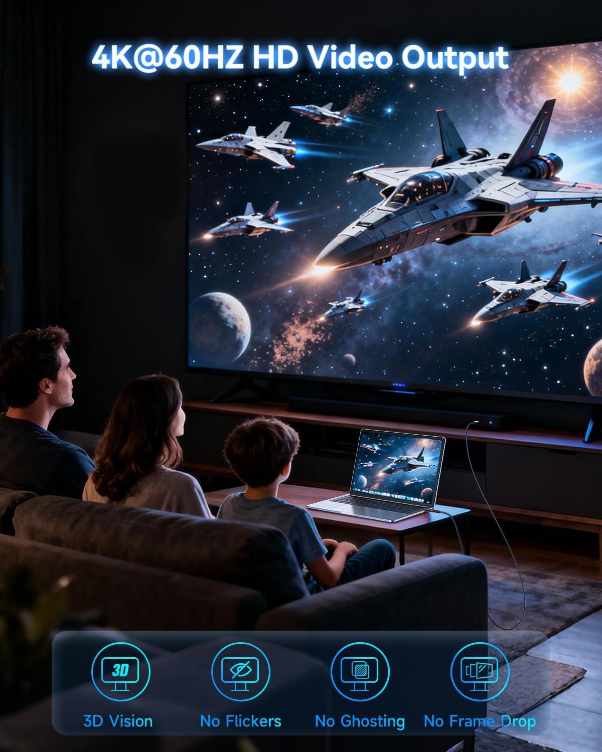 Bawanfa 20Ft, 20Gbps 240W 4K@60Hz 17, USB C to USB C Cable Data Transfer, PD Fast Charging, Video Support, Durable