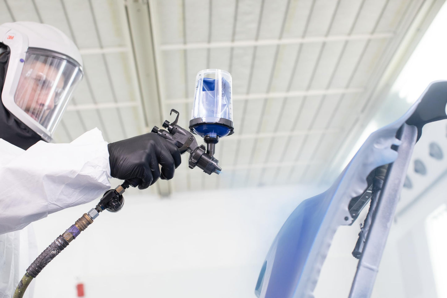 3M Performance Spray Gun 2 with 3M Performance Air Flow Control Valve, 26852, Paint Sprayer use with HVLP Fine Finish Nozzles, for Industrial Paint and Coating Applications