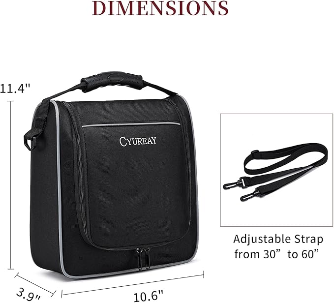 Portable Horseshoe Storage Bag for Carrying Horseshoe Outdoor Game Equipment,Lightweight and Durable,Can Store 2 Pairs of Horseshoes(Bag Only)