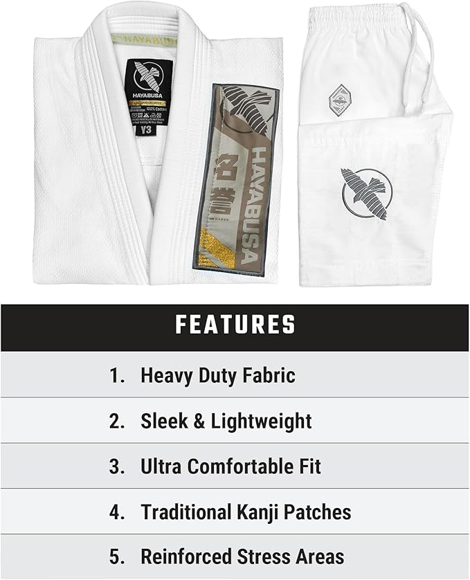 Hayabusa Ascend Lightweight Jiu Jitsu Gi Kids