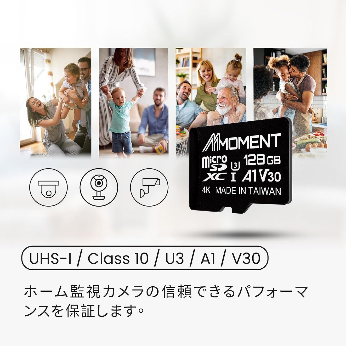 MMOMENT 128GB (2 Pack) MM13 A1, U3, V30, 10 100 40 Micro SDXC Card, Jolly, UHS-I, Class Compatible, Read Speed Up