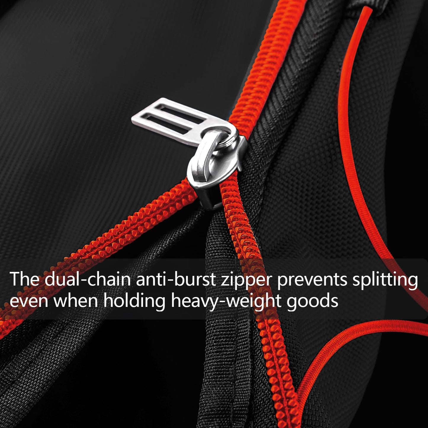 Bagenerous 110L/140L Expandable Soft-Sided Foldable Duffle Bag with 2 Rubber Wheels,Packable 32” Rolling Carry-On with Multi-Pockets & Compartments,Black Red