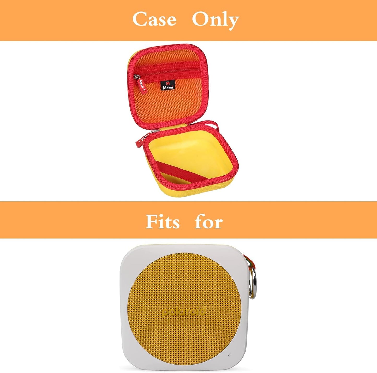 Mchoi P1 Hard Case Suitable for Polaroid Music Player, Shockproof Poloroid Bluetooth Speaker Protective Case