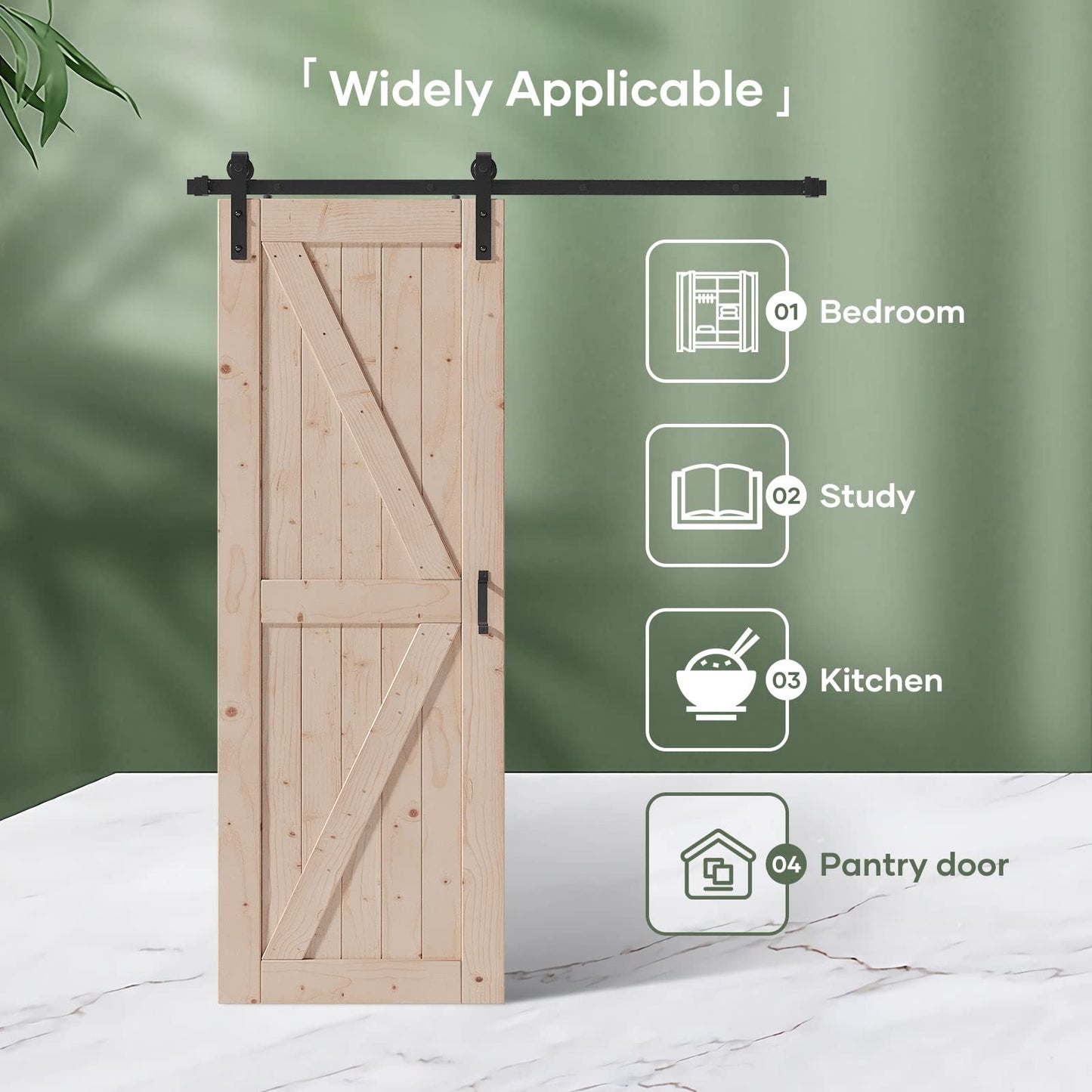 Fredbeck 32 Double Barn Door with Hardware Included (64 barn Door)