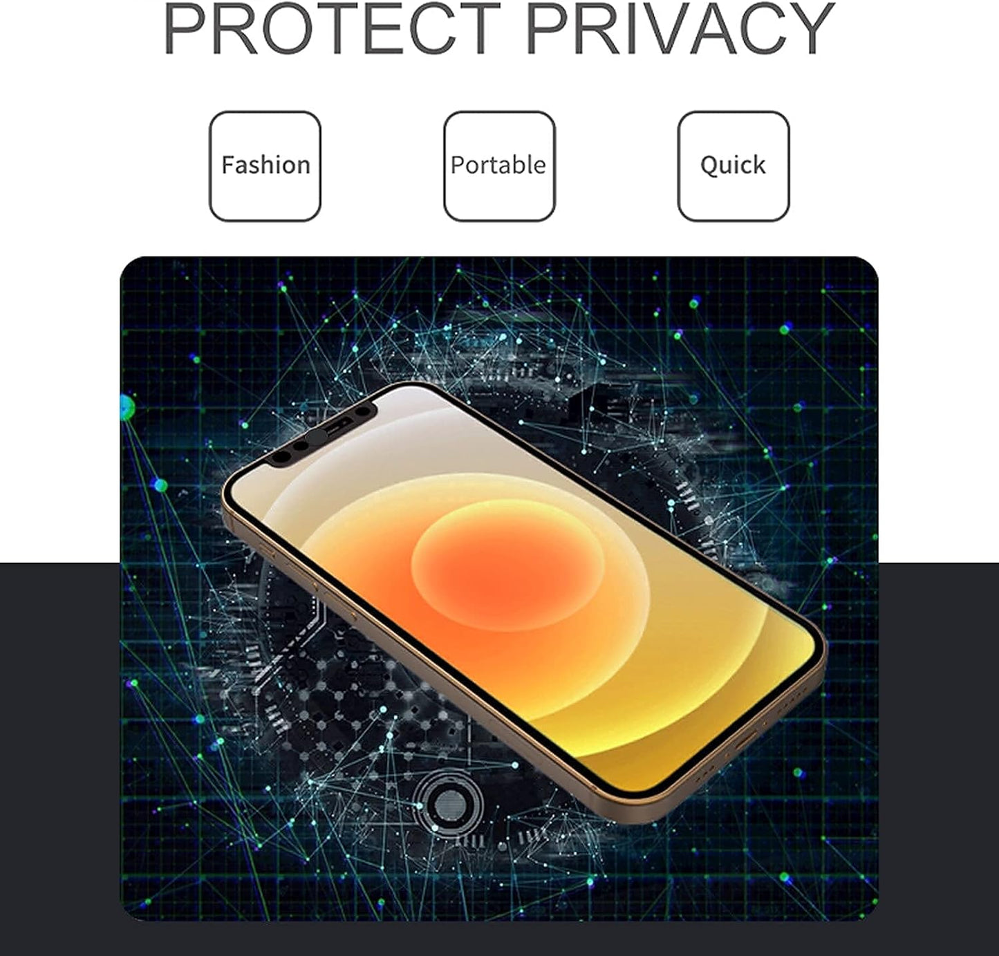 EYSOFT 11/11 Pro/11 12/12 /12Pro /12Pro Phone Front Camera Cover,Webcam Cover Compatible for iPhone X/XS/XR/XS Max