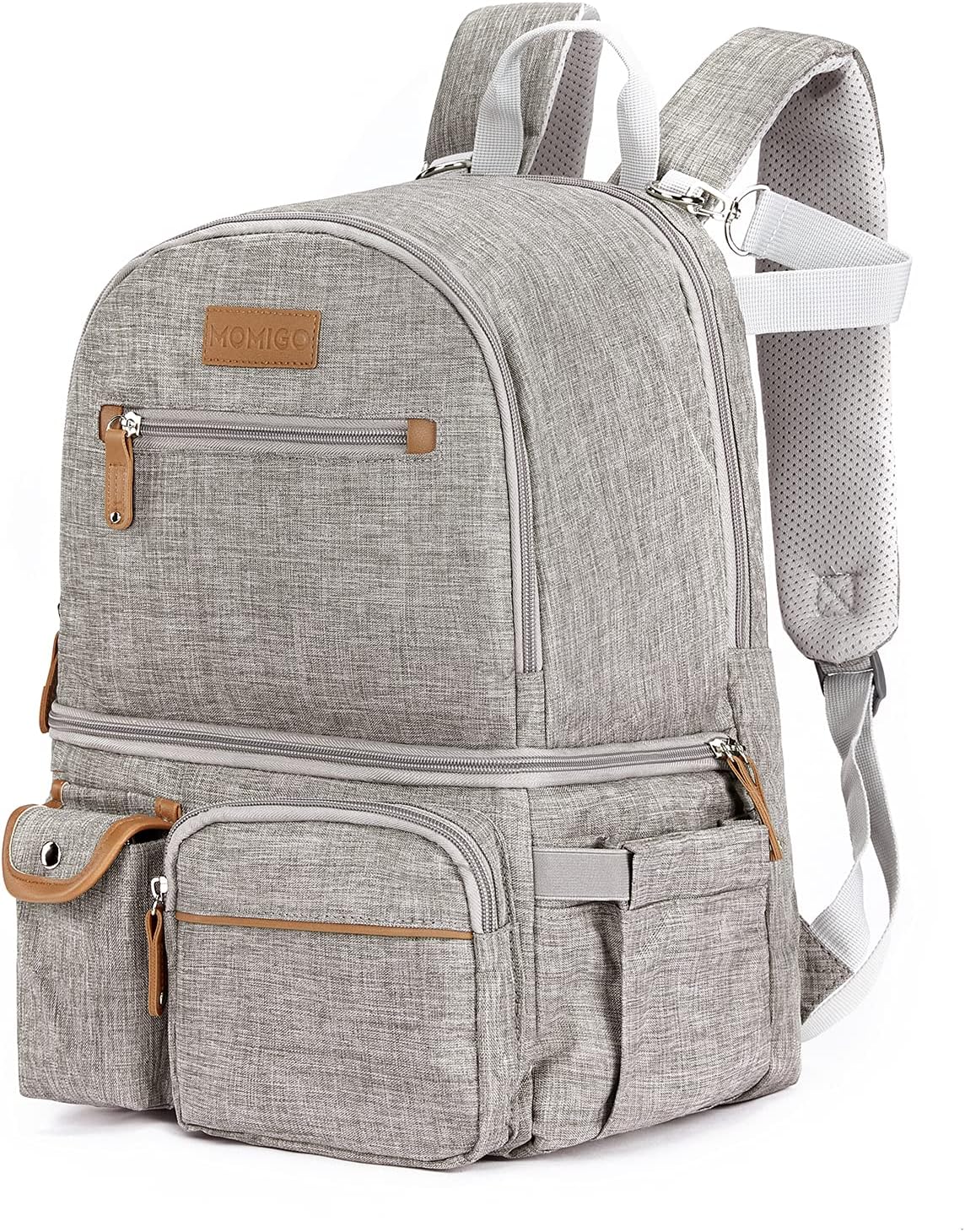 Backpack Backpack 13 Inch MOMIGO Breast Pump - Cooler and Moistureproof Bag Double Layer for Mother Outdoor Working