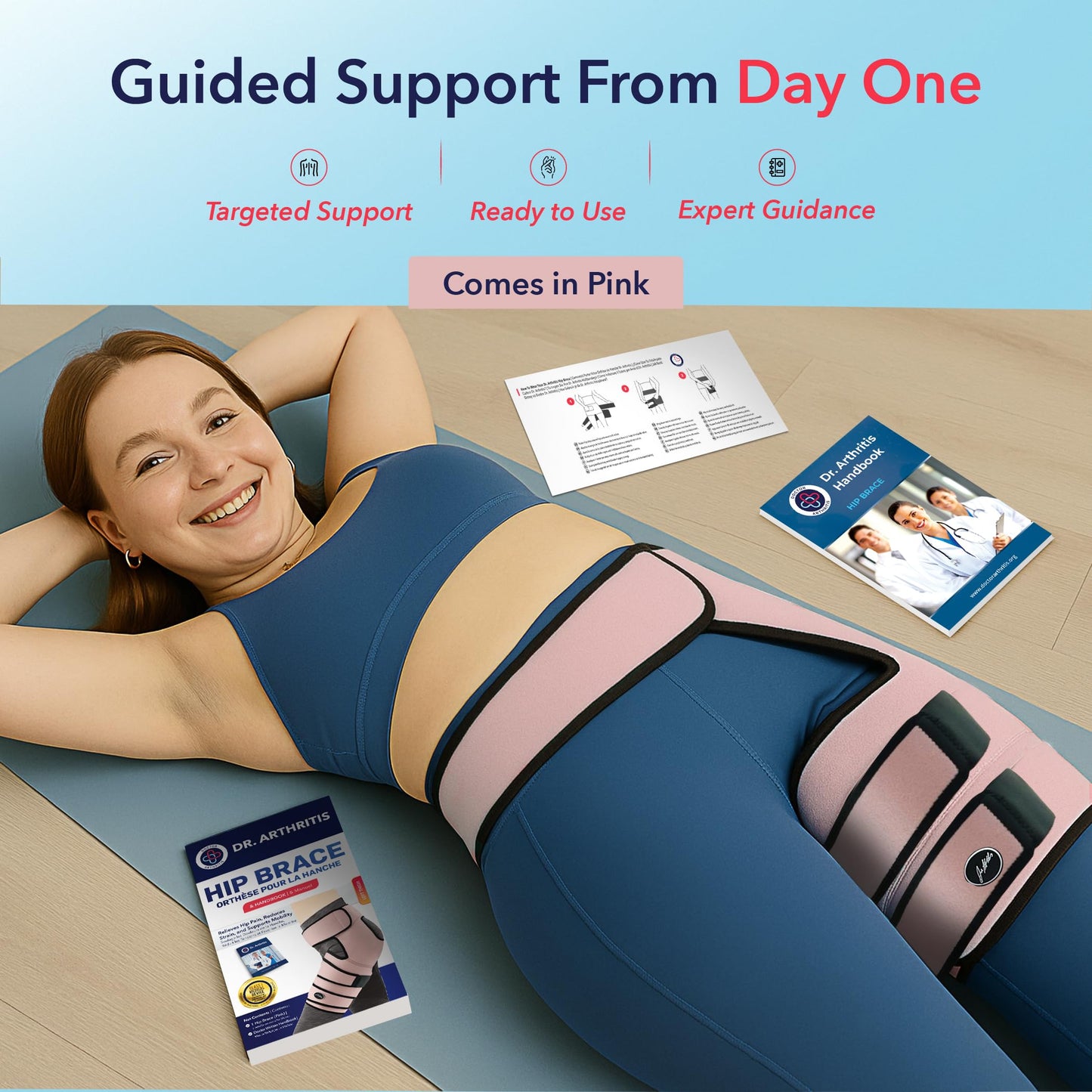 Doctor-Developed Hip Brace , Advanced Groin Compression Wrap for Sports & Leisure Goals, Sciatica Pain Relief Devices for Joint Injuries, hamstring brace, Hip Pain, Bursitis & Post-Surgery Recovery (BLK, L/XL)
