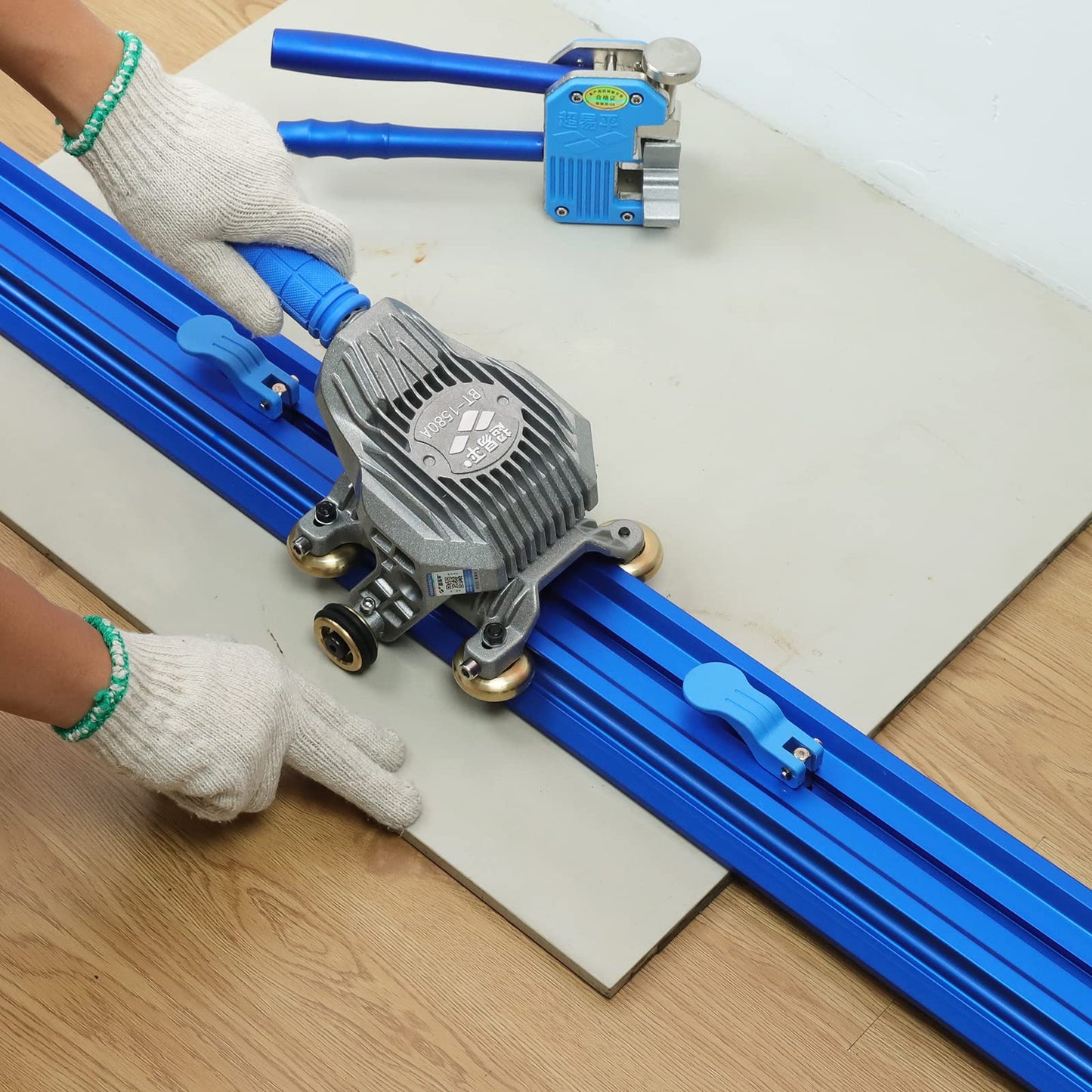 Ceramic Tile Cutter Machine YSJWAER - Manual Cutting Tool for Large Ceramic Porcelain Up to 87"