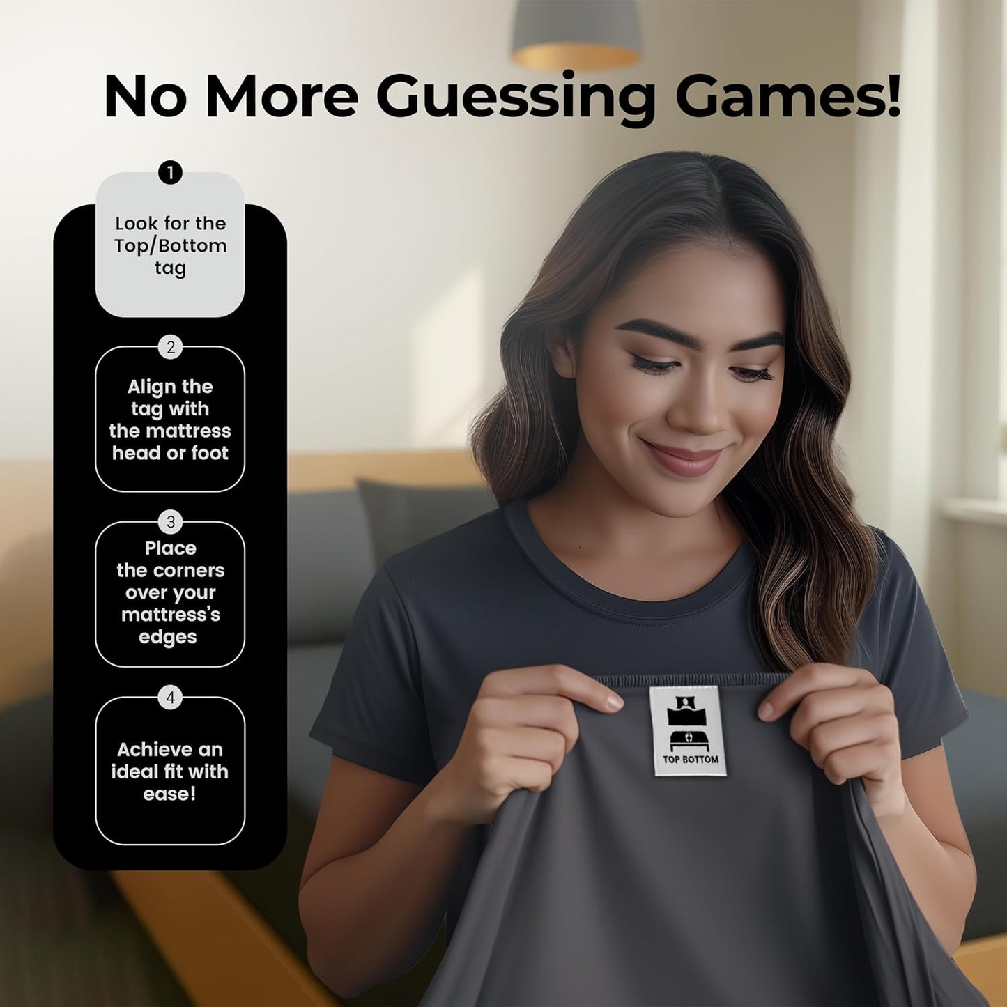Utopia Bedding Twin XL Fitted Sheets - Soft Brushed Microfiber with Deep Pockets - 2 Pack in Grey