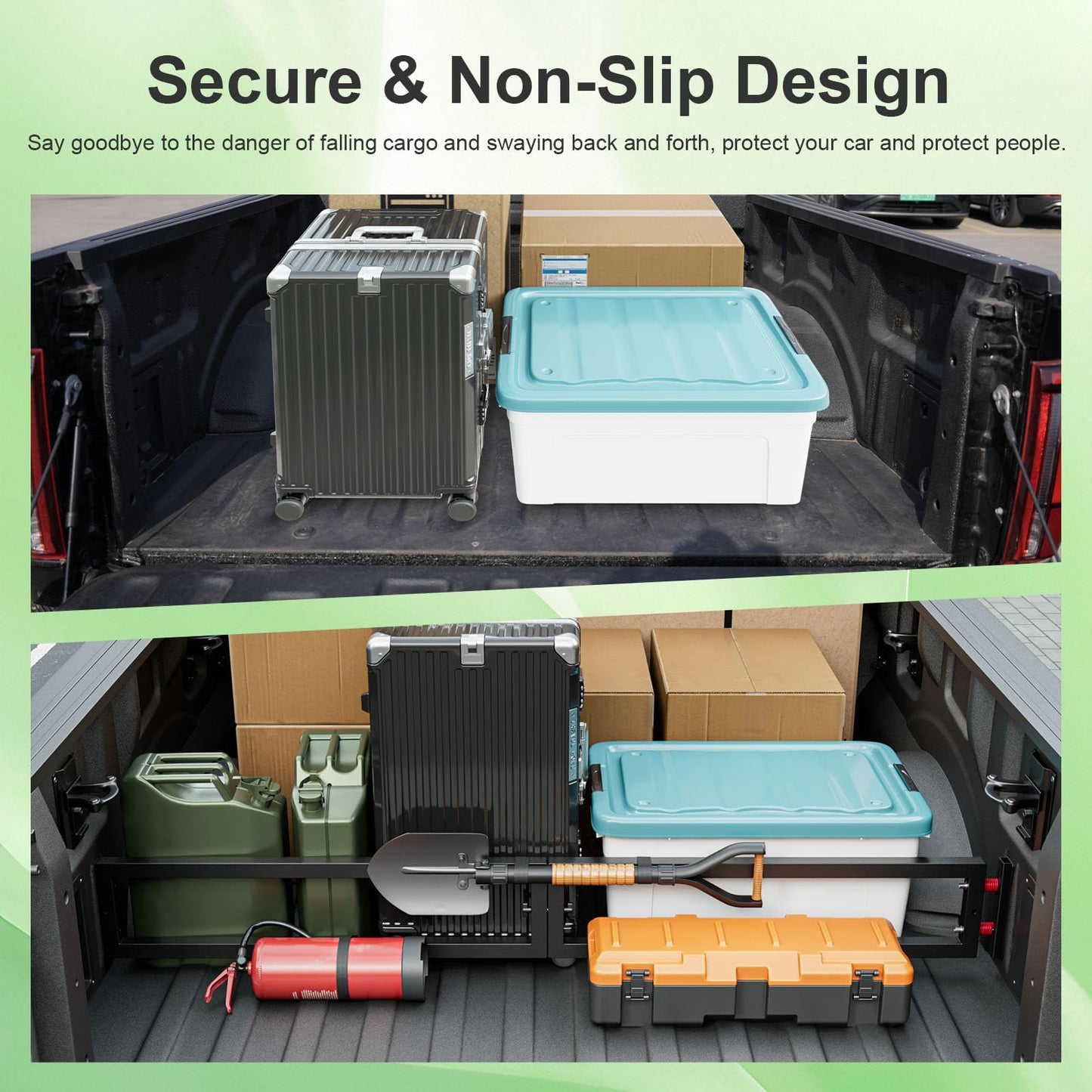 SZYANG Truck Bed Divider Compatible with 2015-2026 Ford F150 Truck Bed Organizer Cargo Manager Molle Panel Replacement for 2015-2026 Ford F-150 Accessories