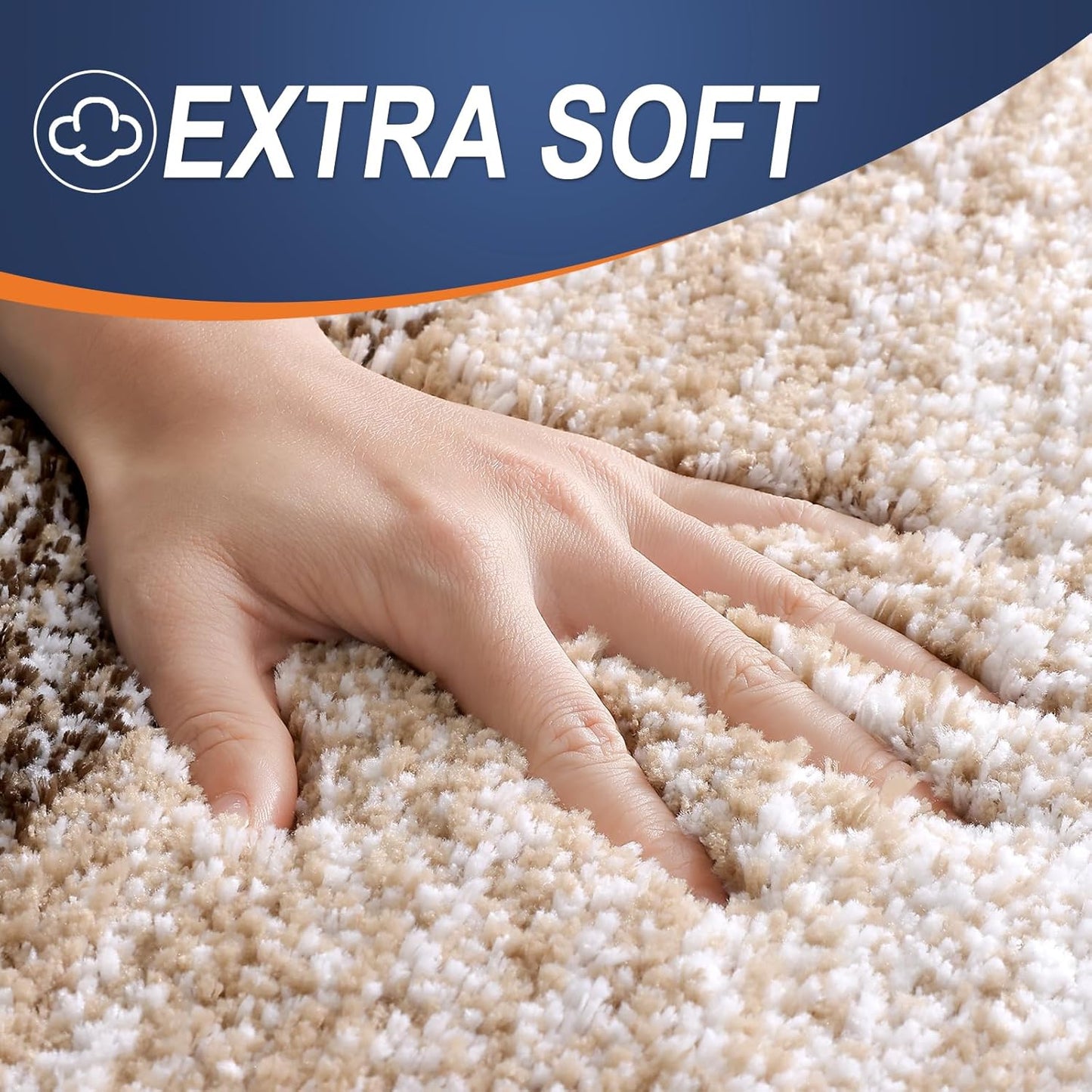 OLANLY Bathroom Rugs - Extra Soft Microfiber Mat, Quick Dry & Machine Washable, 36x24, Light Brown