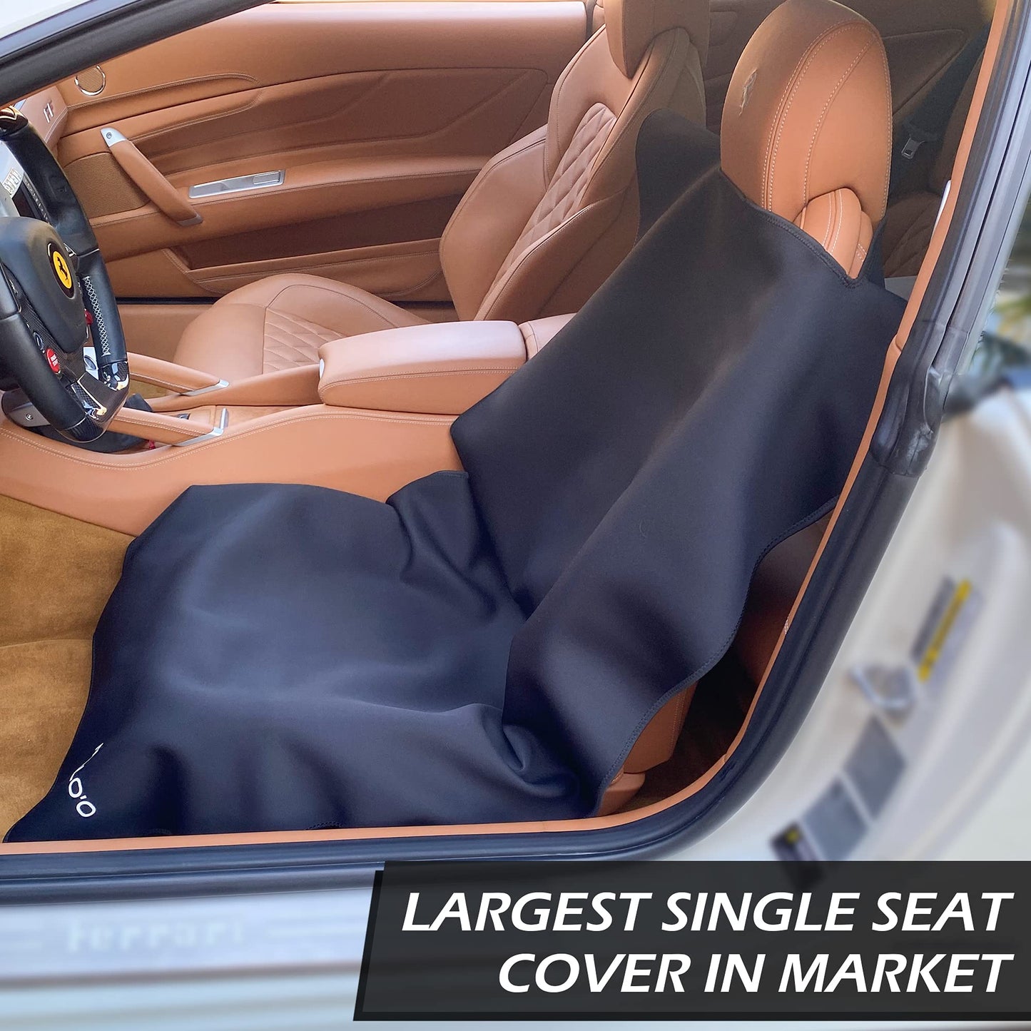 Malo'o Waterproof Car Seat Cover – Universal Neoprene Seat Protector for Cars, Trucks & SUVs, Protects Against Water, Sweat, Mud, Sand & Dogs, Ideal for Surfing, Swimming, Gym & Fishing