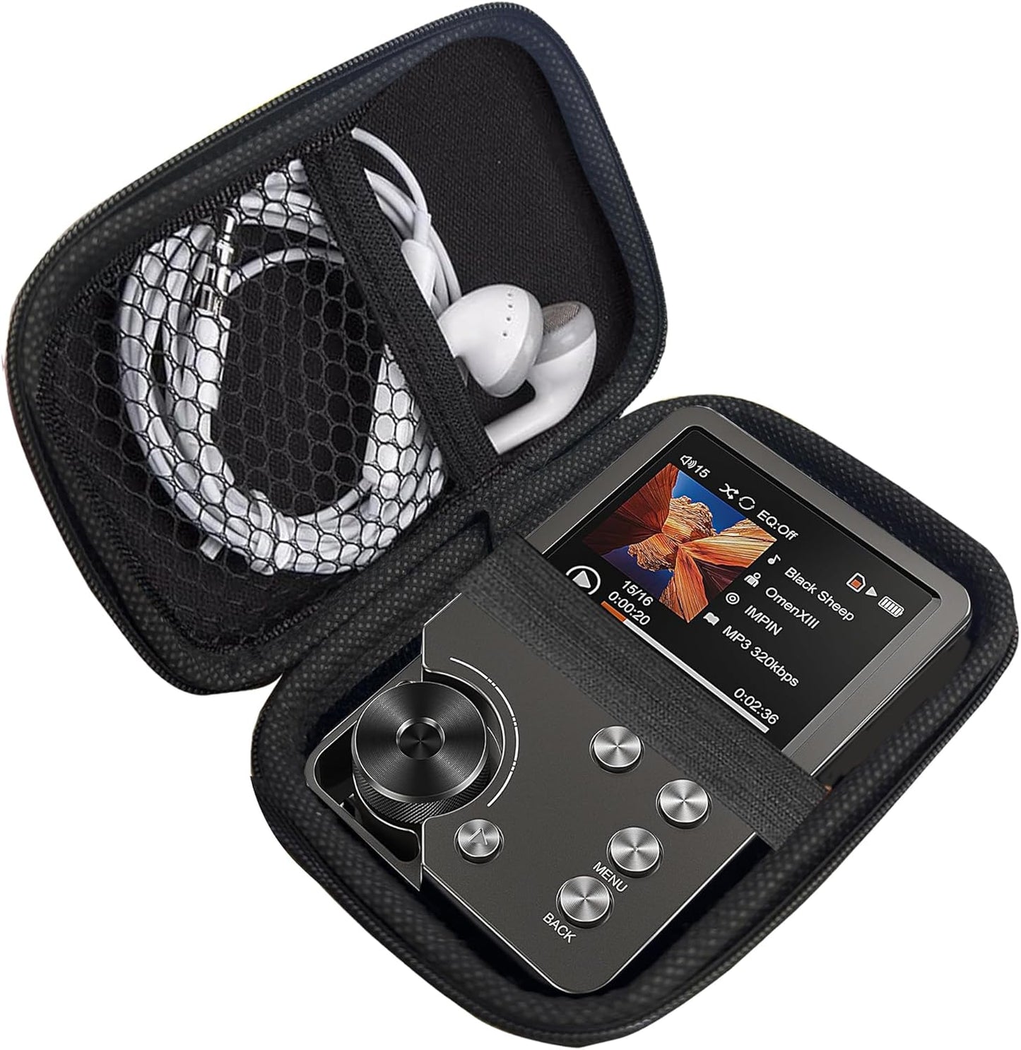 Lamshaw M30 MP3 M30 2 Inches MP3 Compatible with MECHEN Player Case, Hard Shell Travel and Storage Cover Carrying Case