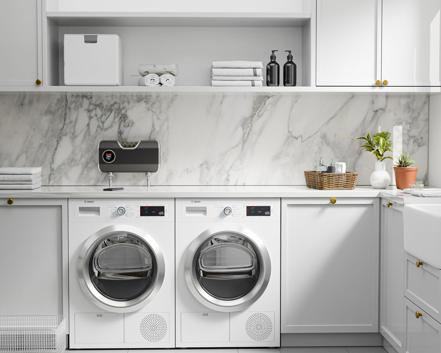 O3 Waterworks Smart Laundry System +PLUS - Advanced Detergent-Free Cleaning with O3 Water Technology