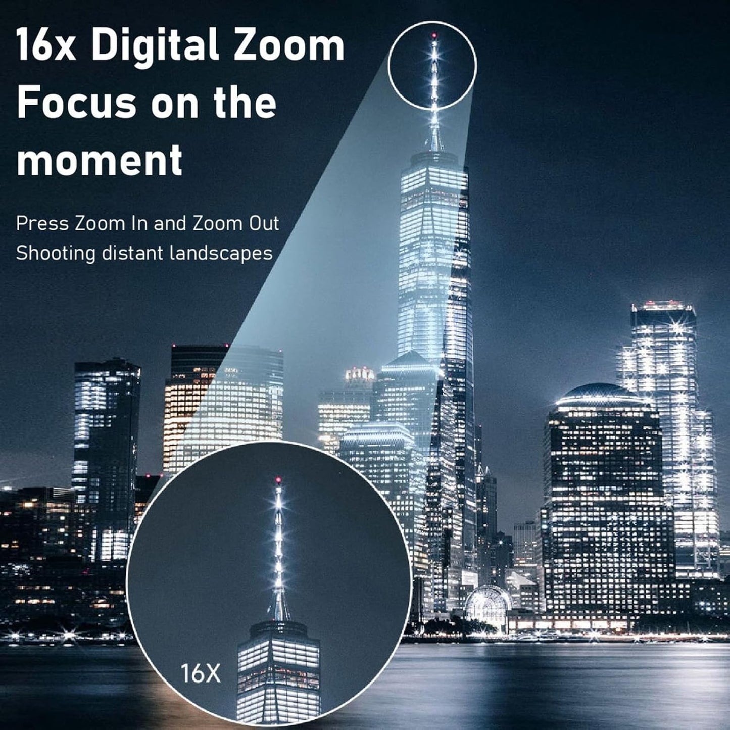 2.4 Inch 1080P 16MP 16X Bewinner Digital Camera HD Display, Vlogging Camera with Digital Zoom Auto Focus, Multi Axes