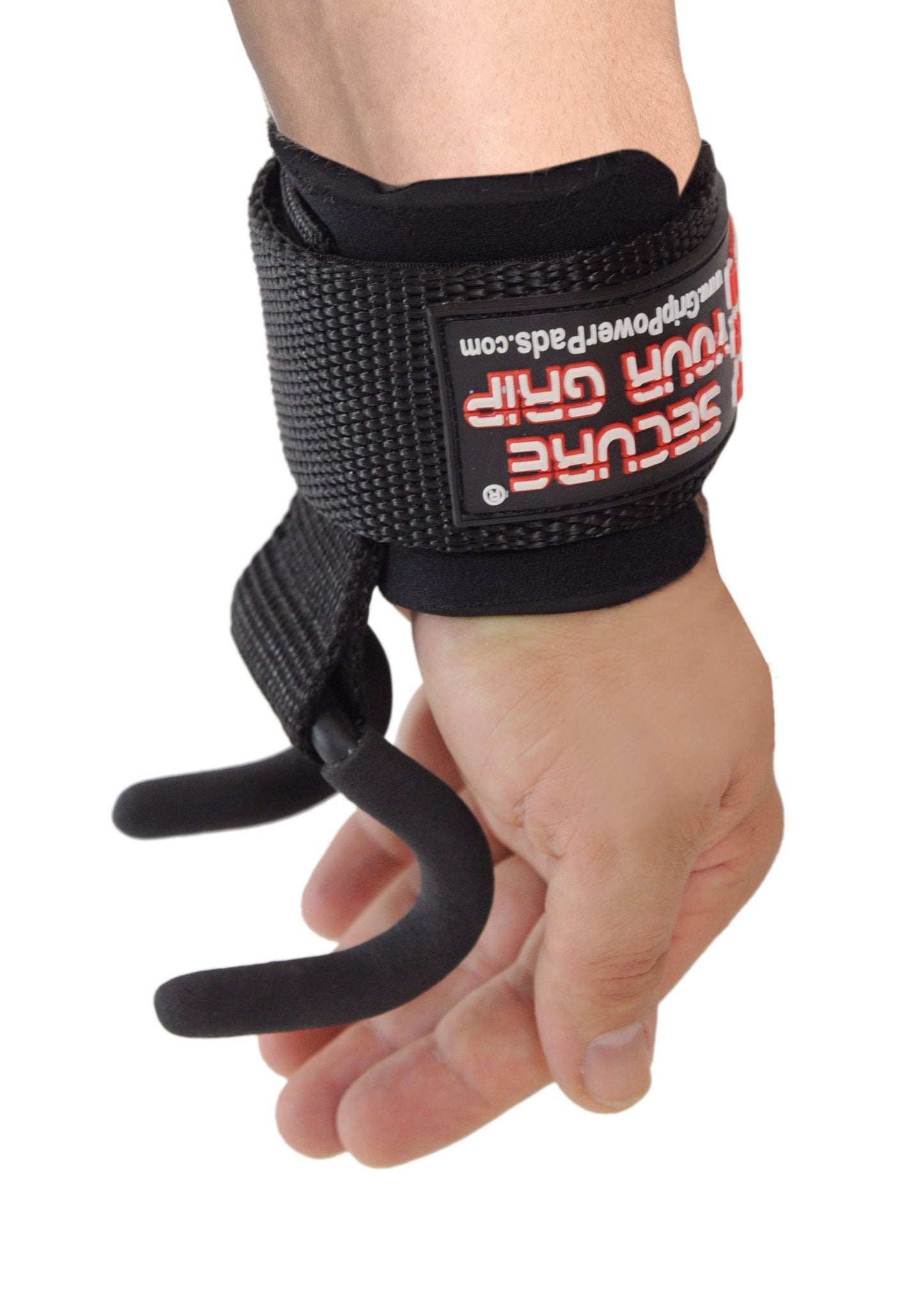Weight Lifting Hooks with Wrist Wraps, Heavy-Duty Power Grips for Training, Deadlifts & Pull-Ups, Gym Strength Lifting Straps (Set of 2)