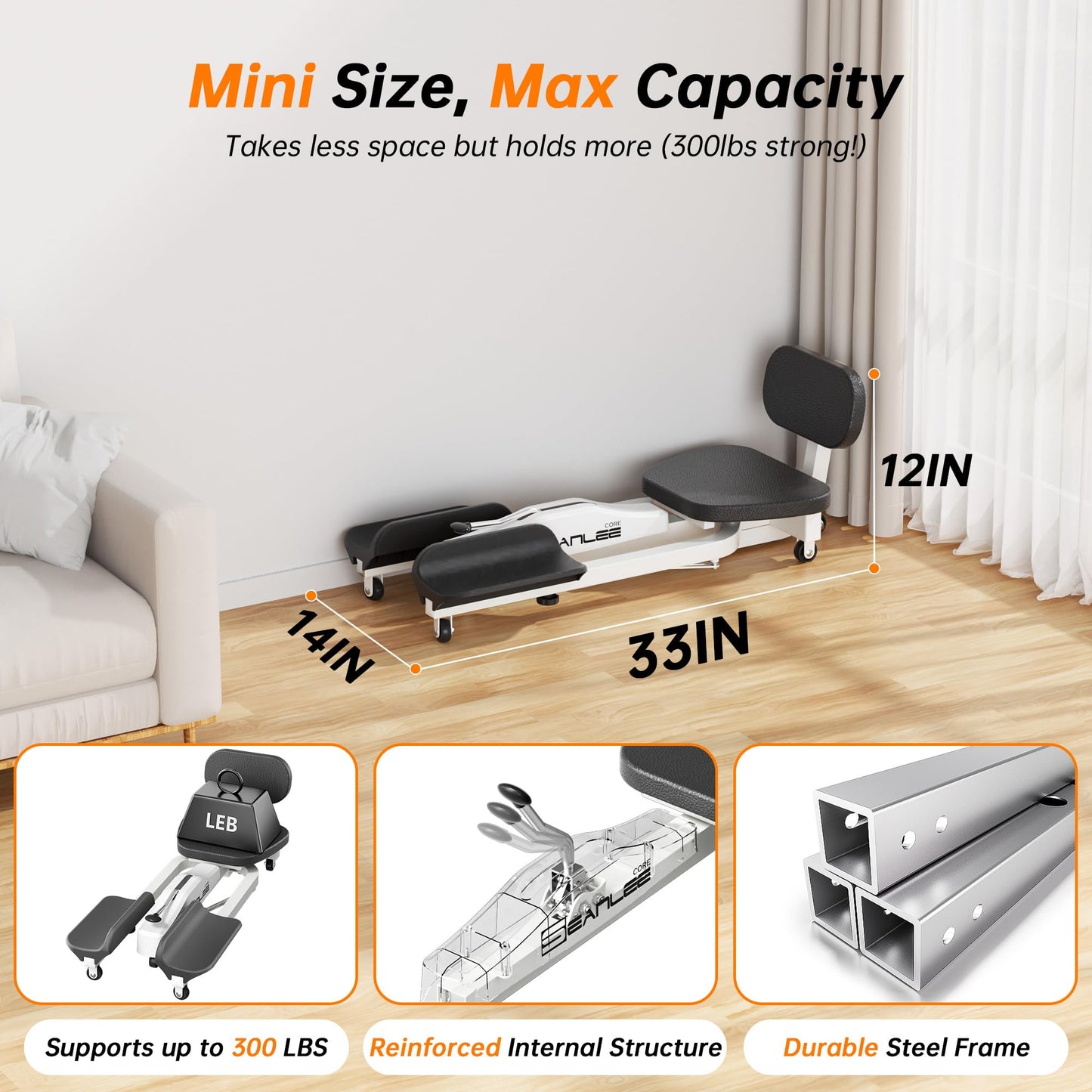 Split Machine, Leg Stretcher Machine for Flexibility – 180° Adjustable Stretching Equipment with Seat & Backrest, Perfect for Ballet, Cheerleading, Dance, Gymnastics, Martial Arts, Kids & Adults