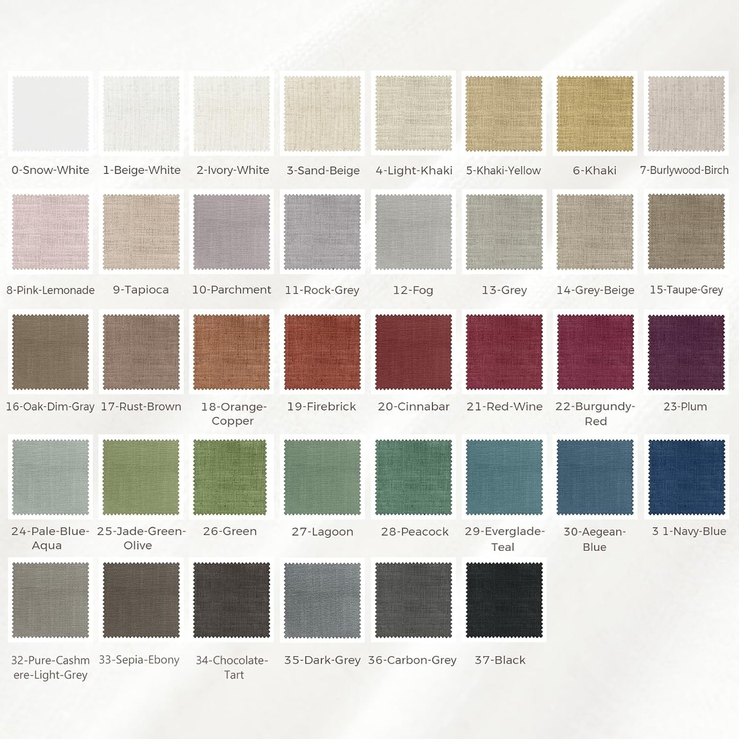 TWOPAGES Liz Linen Custom Blackout Curtain - Pleated Header, Memory Trained, Neutral Textured Drapes | 1 Panel