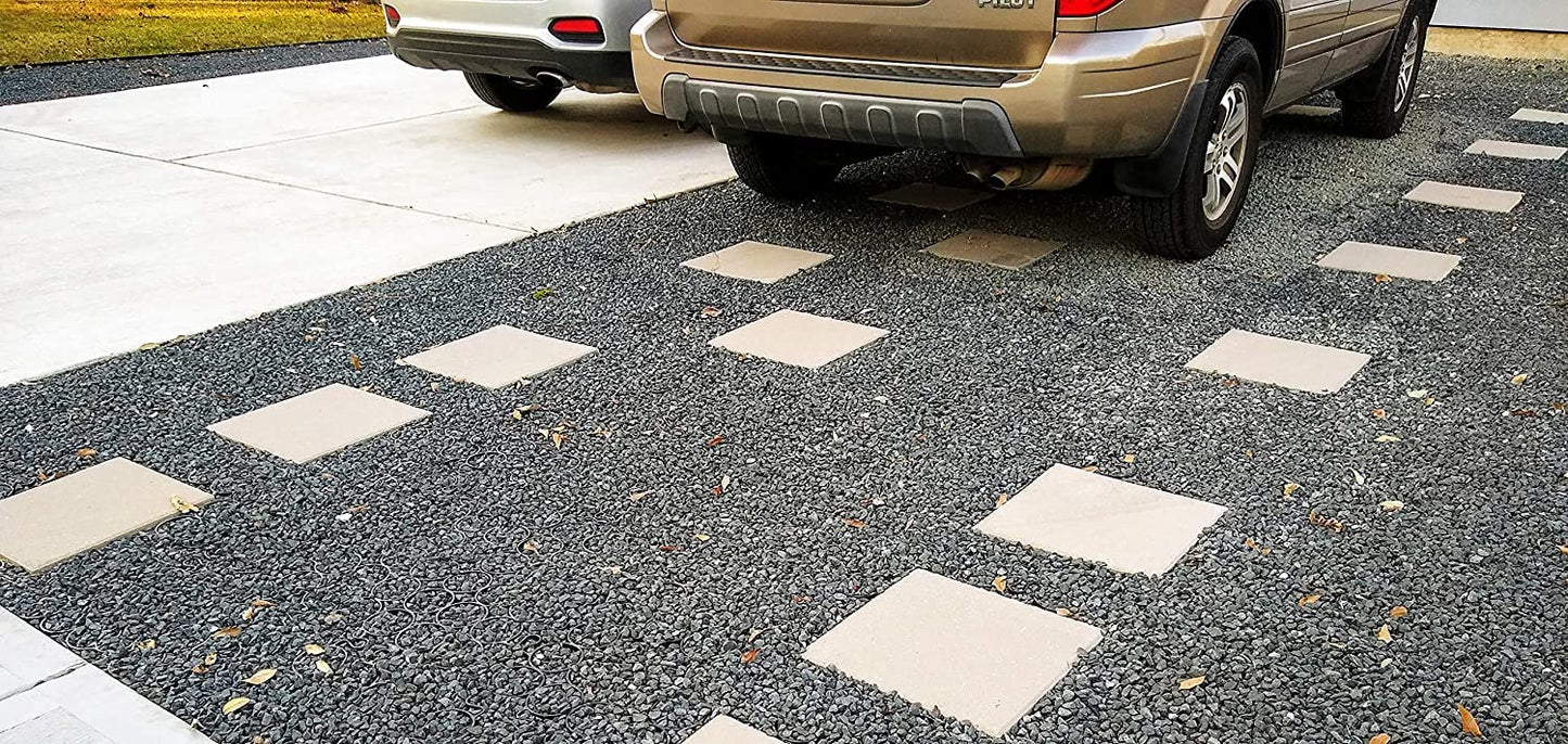TRUEGRID | PRO Plus Permeable Pavers | Designed for Roads, Parking Lots, Stables | Outdoor Pavers | 1.8" Depth, 250,000+ lb Load Class | Sample Pack of 2 with Brochure
