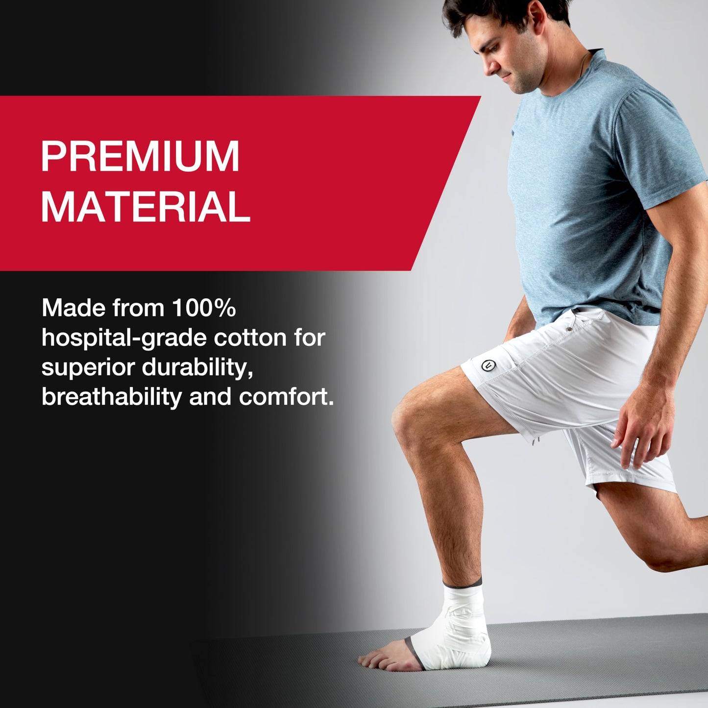 Mueller Sports Medicine Premium Athletic Tape, 10 Pack, White - Quality Hospital-Grade Athletic Tape, Easy to Tear for Fast & Effective Taping, 1.5" x 15 Yards Per Roll