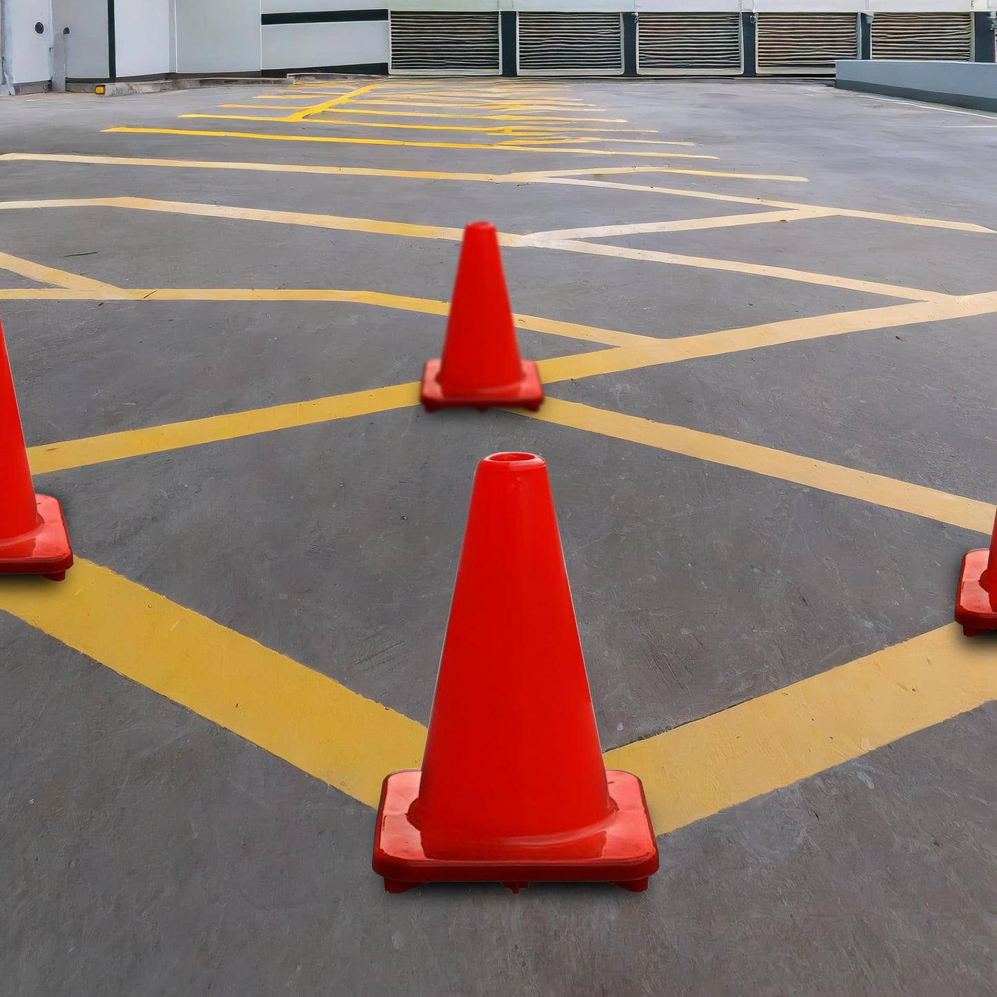 Versatyle 12in Heavy Duty Agility Training Cones for Soccer, Football, Basketball, Sports Drills, Flexible Motorcycle & Traffic Training Cones, Durable, Versatile, High Visibility (Set of 12, Orange)