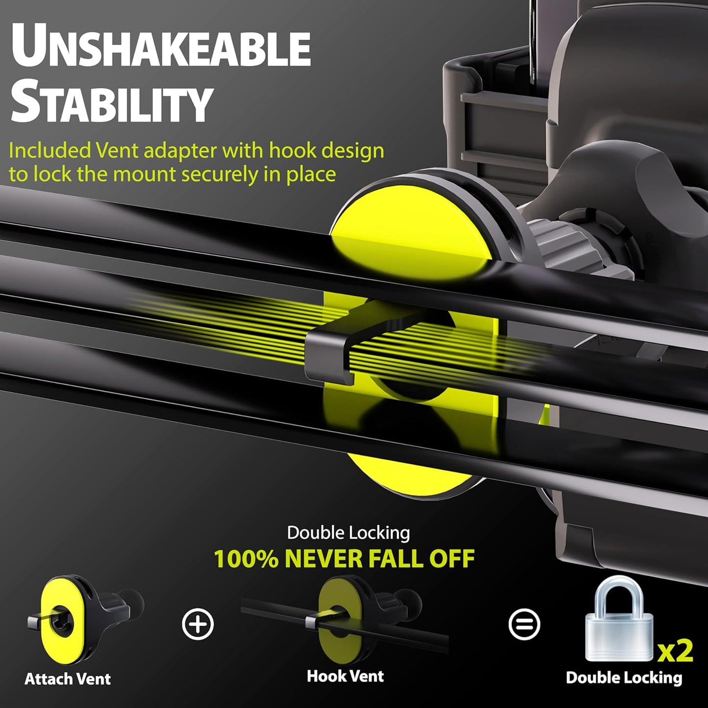 Bracketron Versatile TripGrip Car Phone Mount