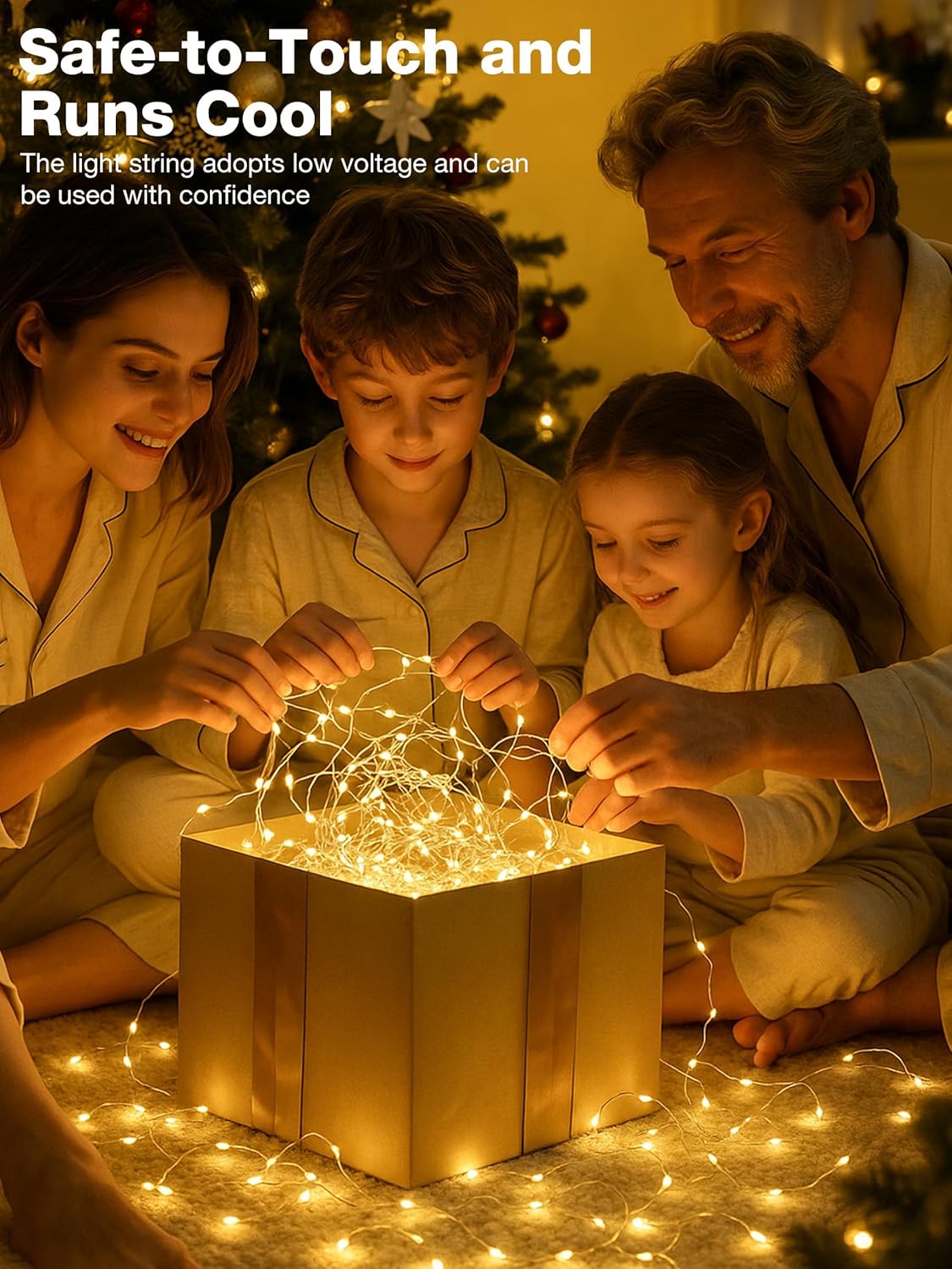 Skiennix 12-Pack Fairy Lights - 7ft 20 LED Battery Operated Twinkle Lights with Timer | Warm White Decor for Christmas, Parties & DIY Projects