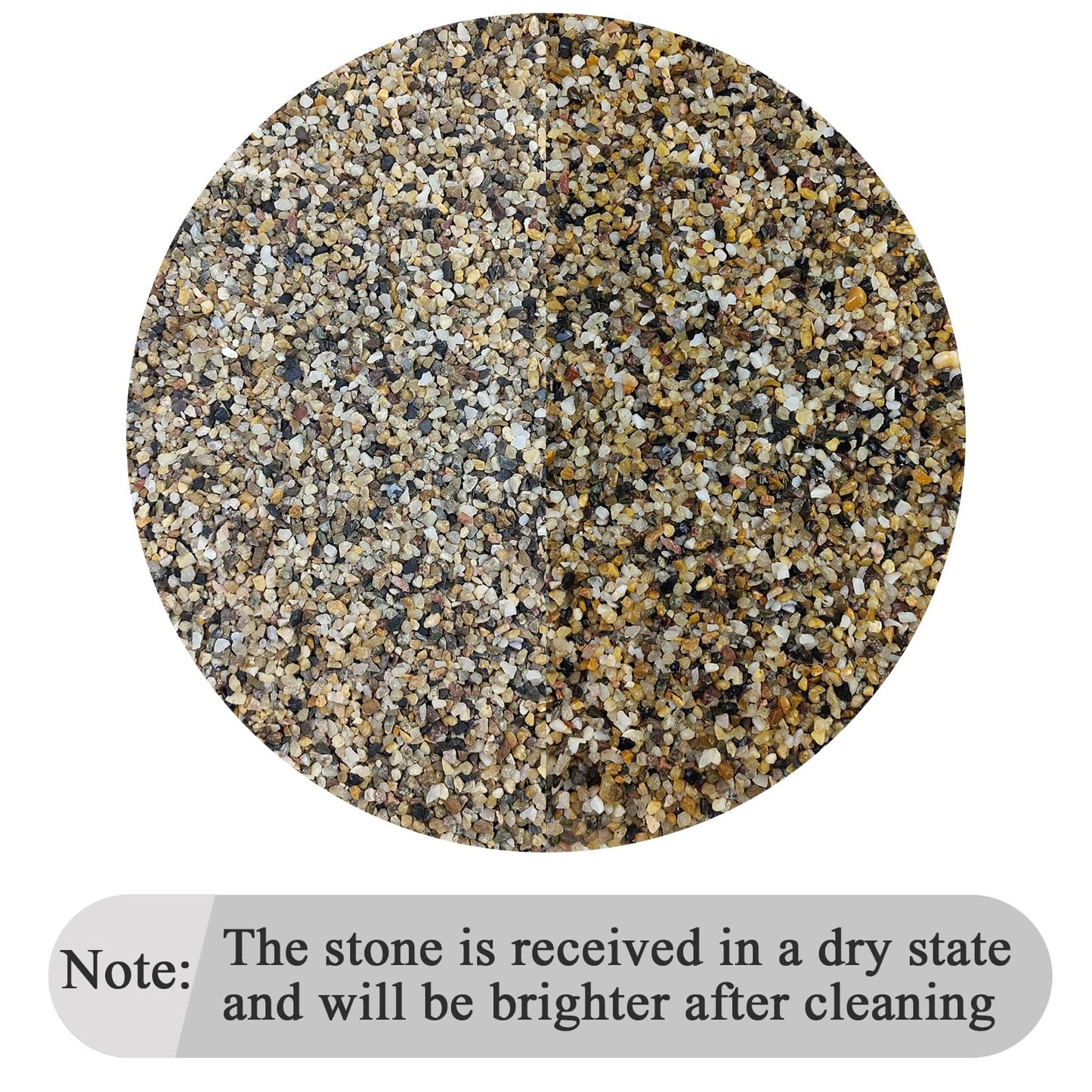 FANTIAN 40 lbs Aquarium Sand. 1/16 Inch Fish Tank Coarse Sand Pea Gravel for Aquarium, Terrariums, Vase Filler, Plant, Soil Drainage and Outdoor Gardens, Landscaping