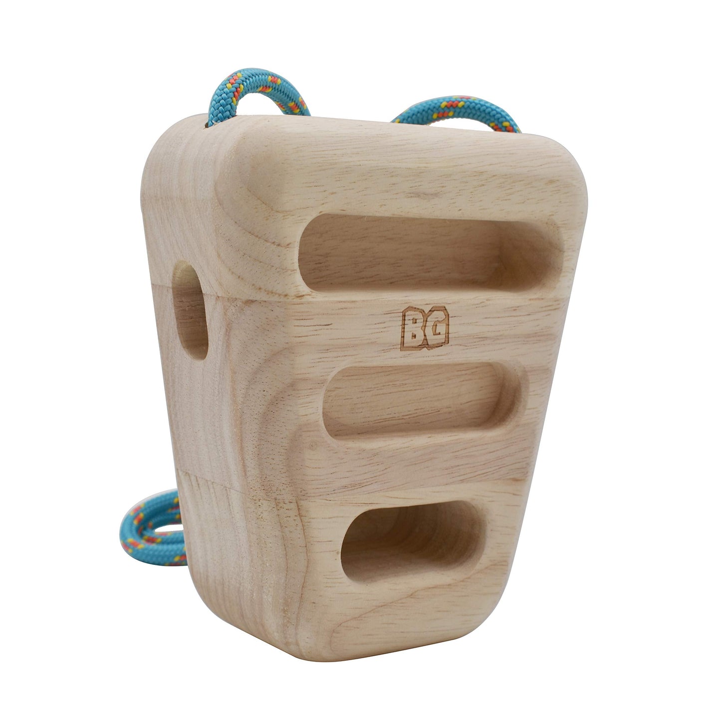 BG Climbing Wood Hangboard Rock Climbing Holds - Sturdy Hang Board for Climbers