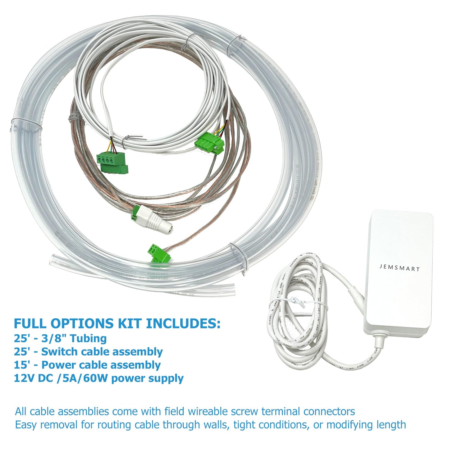 Potty Sniffer Toilet Ventilation System, Odorless Toilet Conversion, FULL OPTIONS KIT for Standard Overflow Pipe Equipped Toilets, Eliminates Embarrassing Toilet Odor Permanently