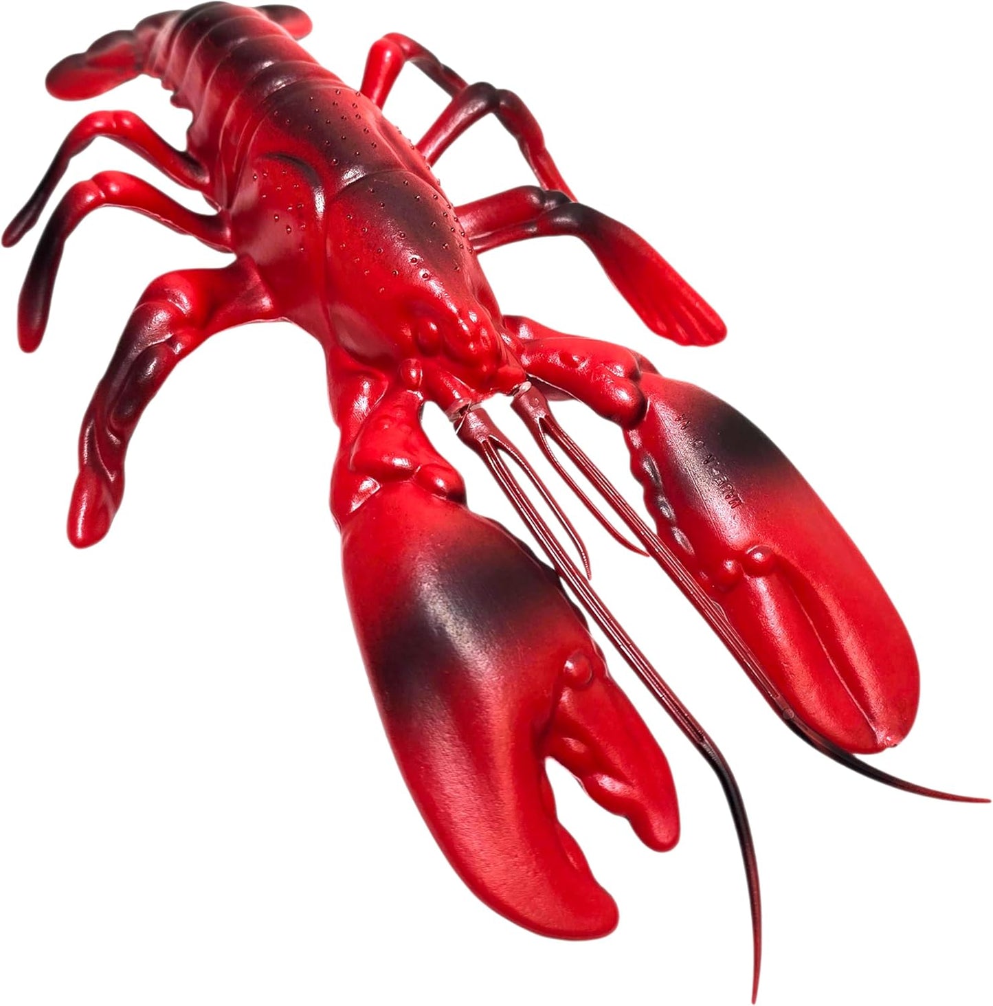 (11") (6) Realistic Red Maine Lobster Plastic Prop Toy Party Decoration Fish Net Sea Ocean
