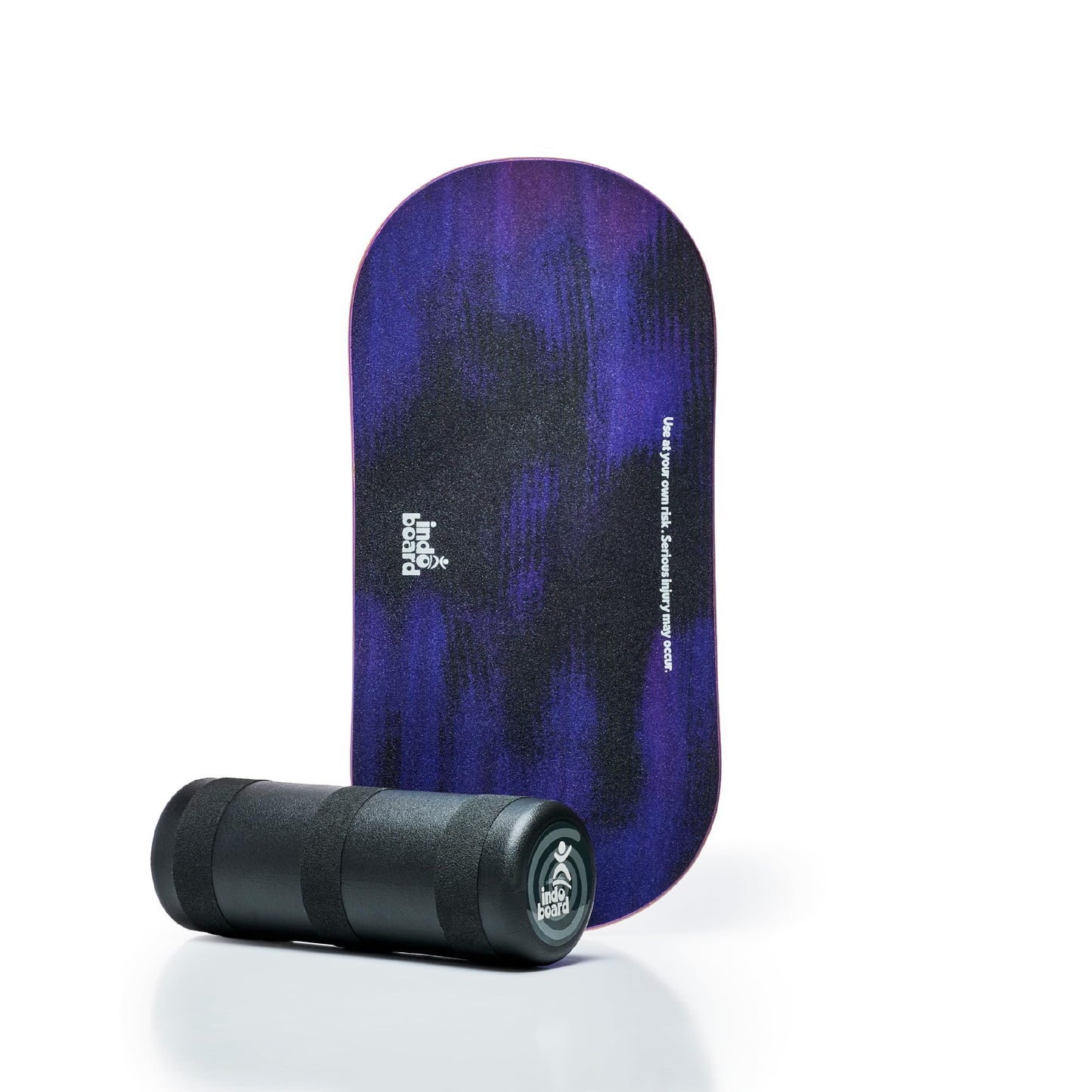 The Indo Board “Rocker” Model. - Purple Rain Graphic. Balance Board with Roller. Balance Training for Core Strength, Stability & Athletic Performance - Surfing, Skateboarding, Snowboarding. Designed for Progression.
