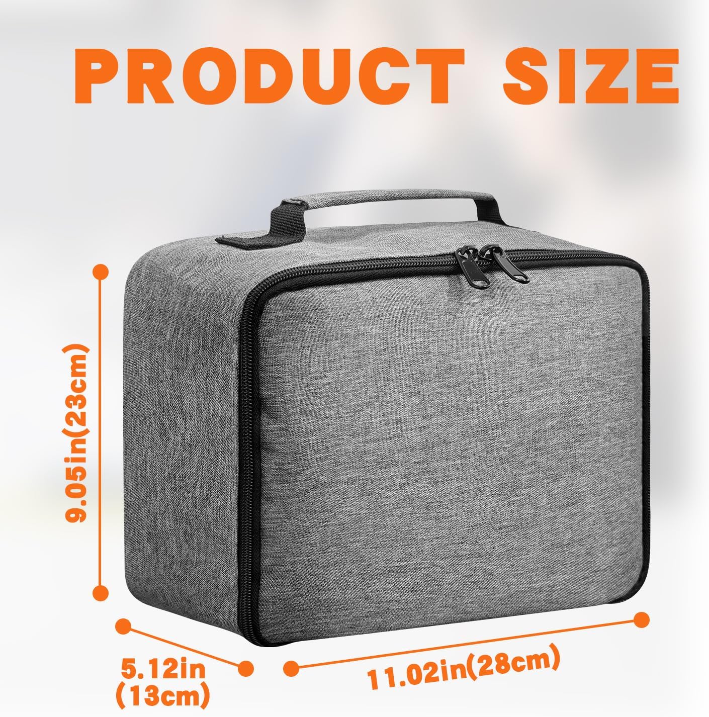 (ID:10.4*8.8*5in) Grekos Projector Carrying Bag,Projector Carrying Case for Accessories,Portable Carrying Bag