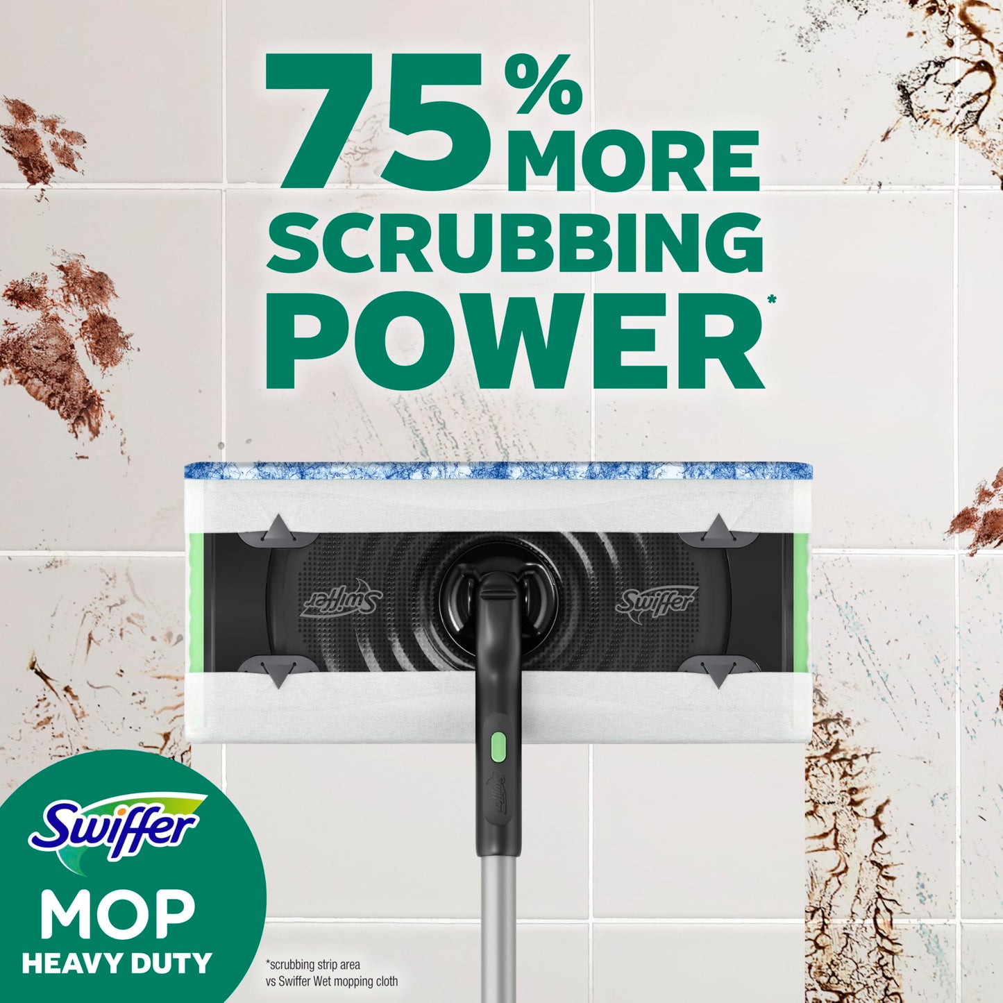 Swiffer Heavy Duty Mop Wet Multi-Surface Cloth Refills for Floor Mopping and Cleaning, Outdoor Window Fresh Scent, 20 count
